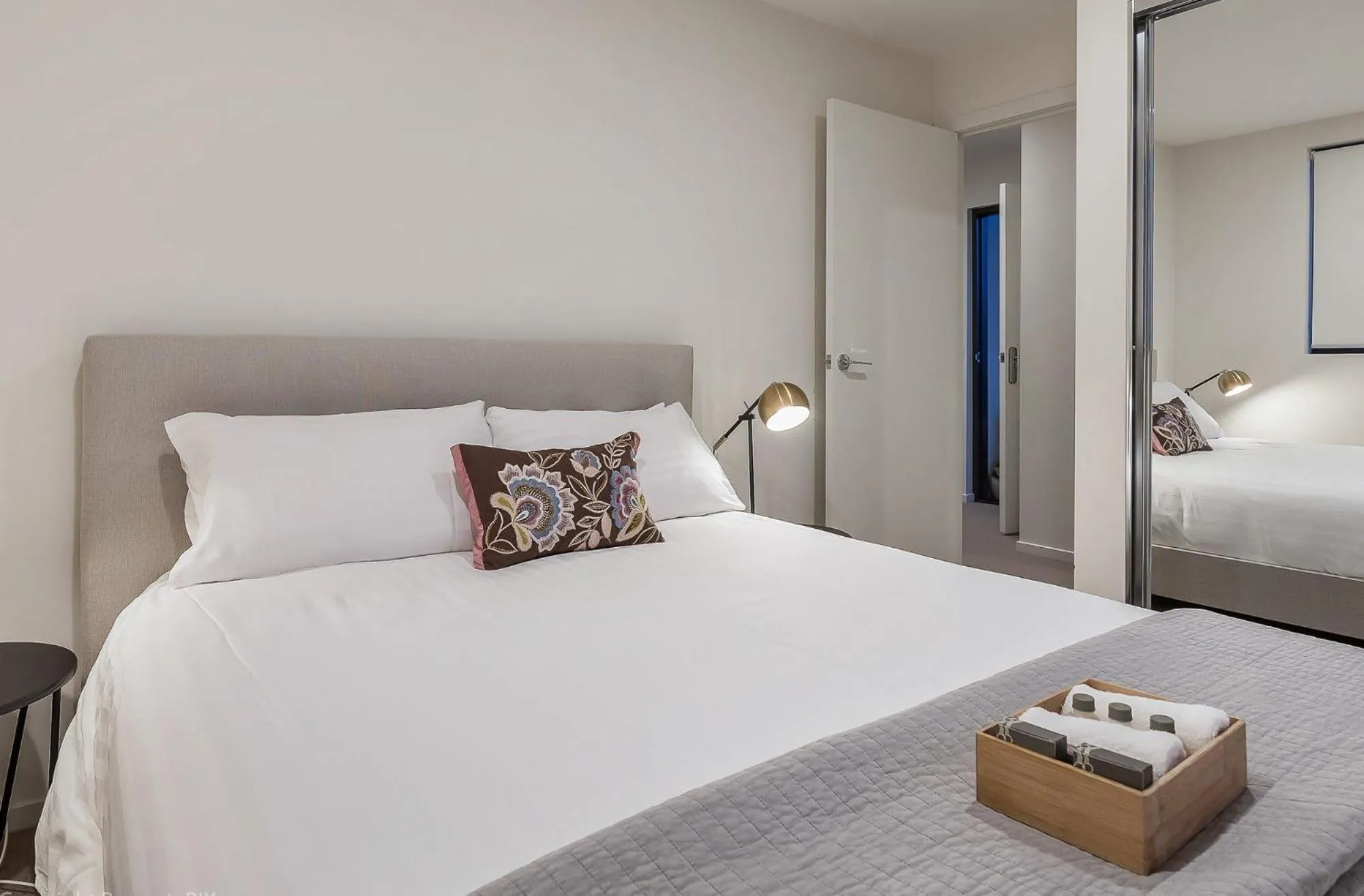 Bedroom, Bed in 110 Hampden Apartments