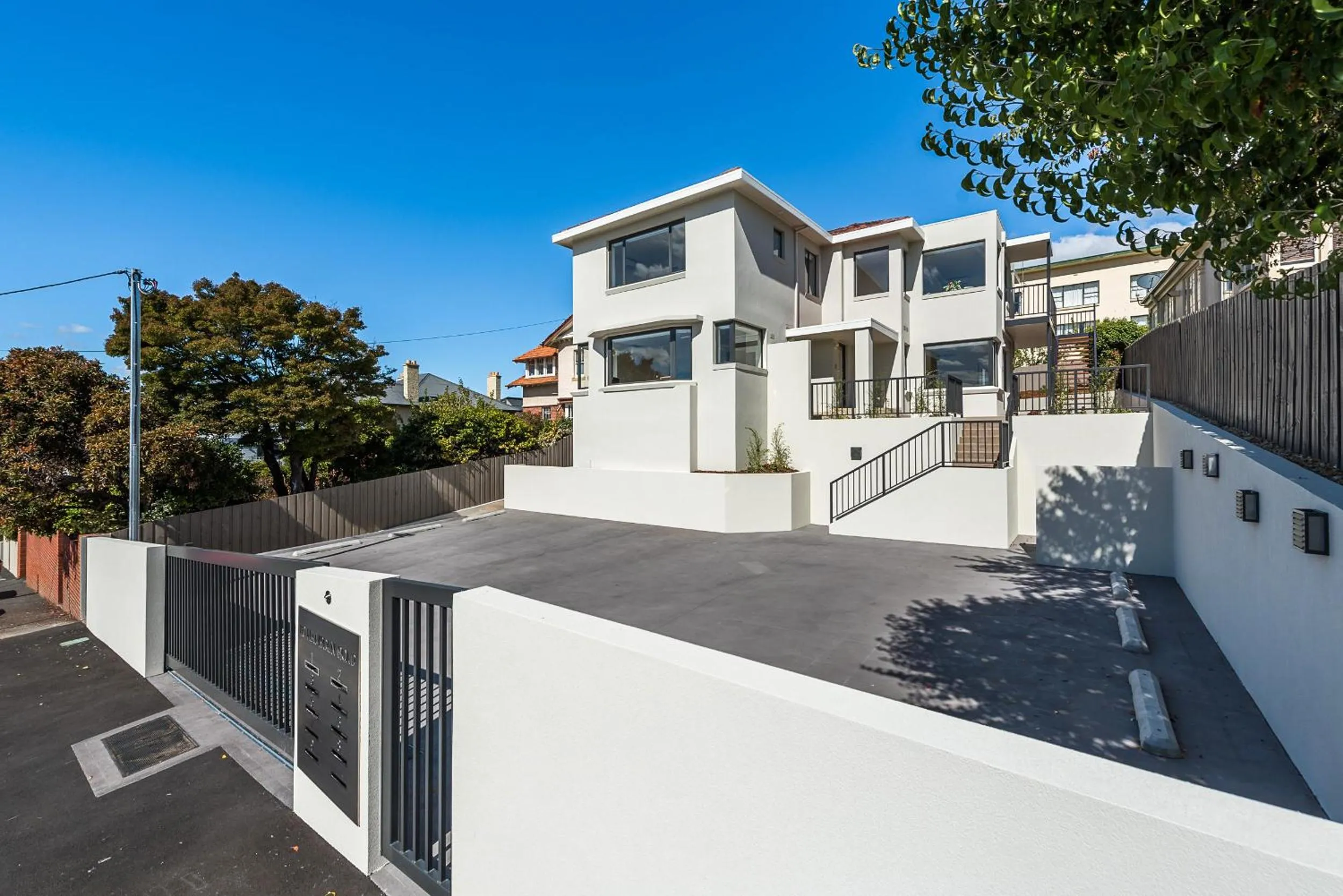 Facade/entrance in 110 Hampden Apartments