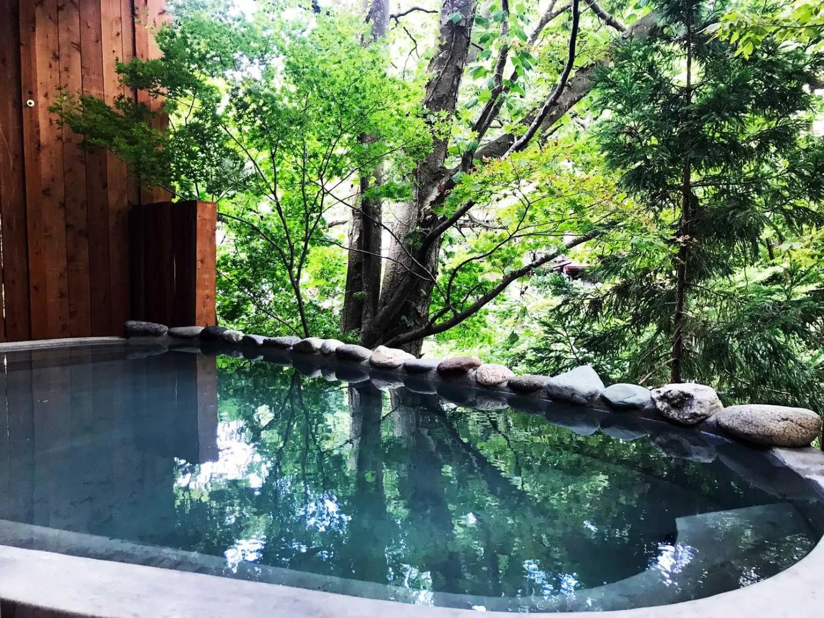 Hot Spring Bath in Kutsurogijyuku Shintaki