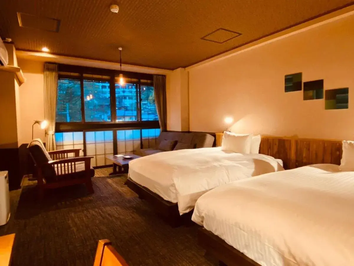 Twin Room - single occupancy in Kutsurogijyuku Shintaki Twin Room - single occupancy in Kutsurogijyuku Shintaki