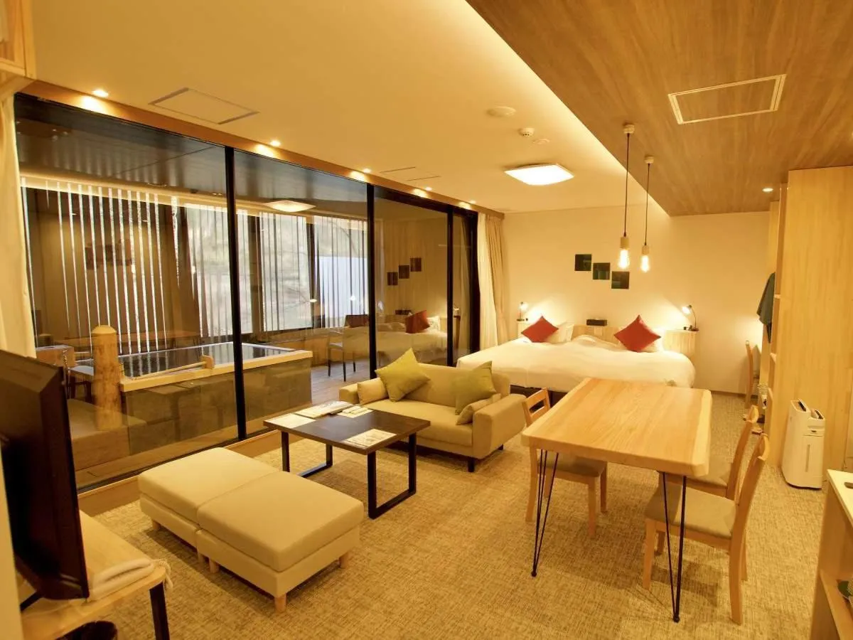 Bed in Kutsurogijyuku Shintaki