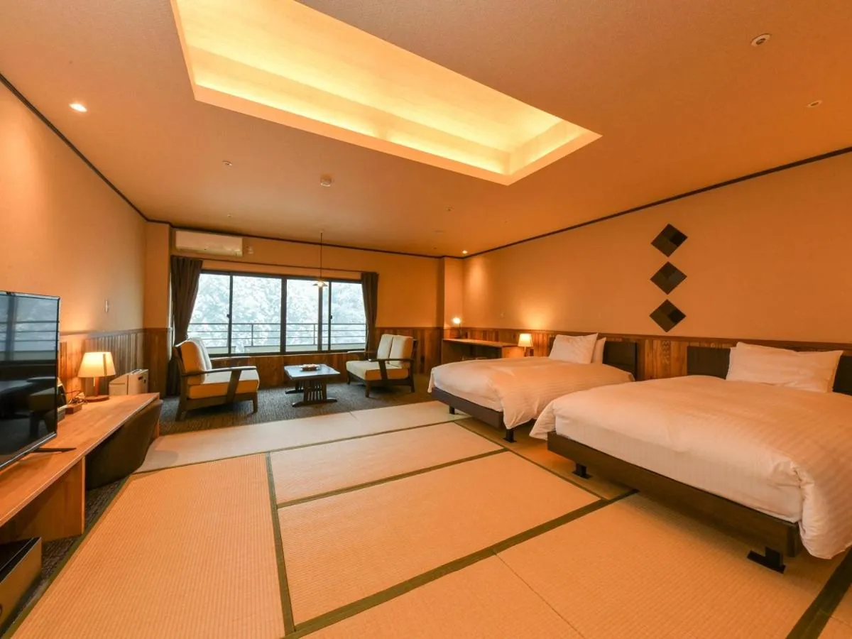 Bed in Kutsurogijuku Chiyotaki