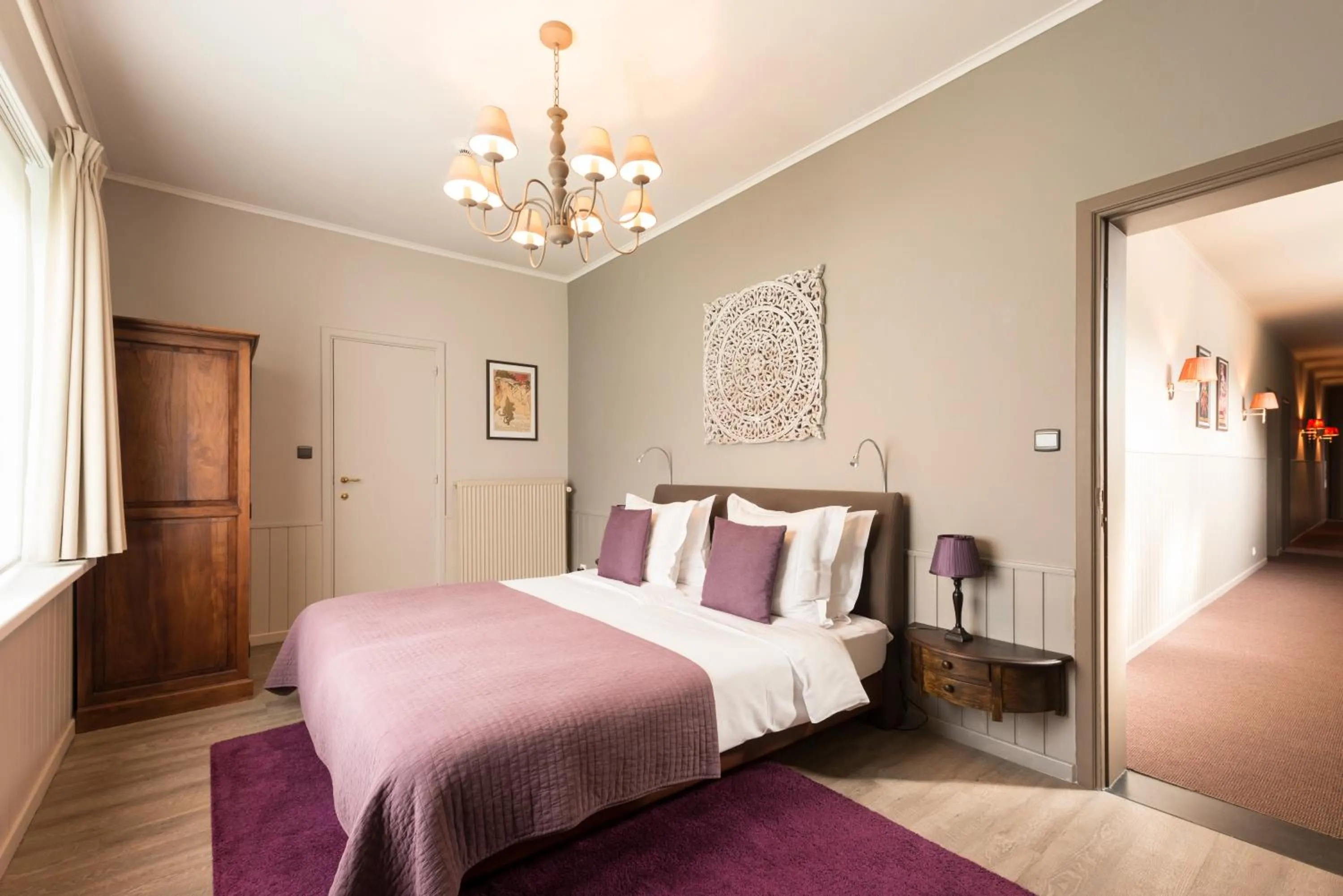 Bed in Charmehotel Klokkenhof