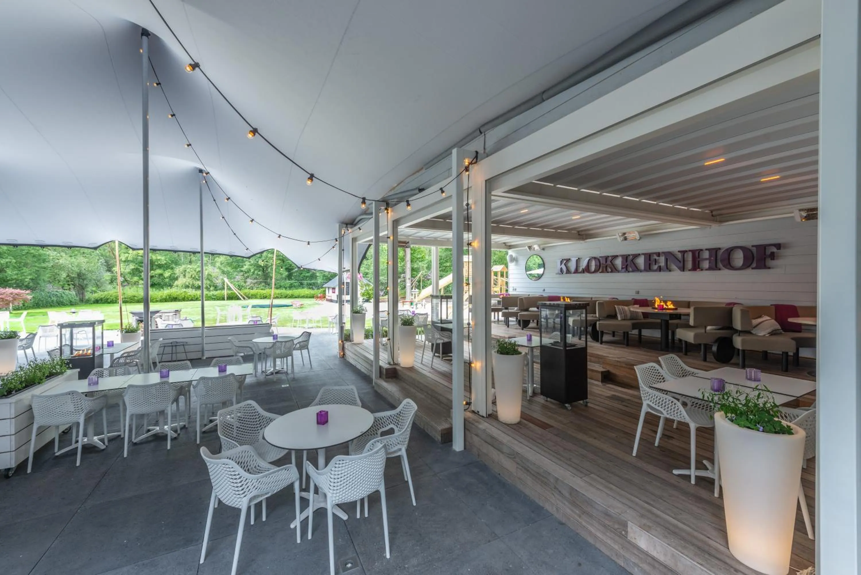 Restaurant/places to eat in Charmehotel Klokkenhof