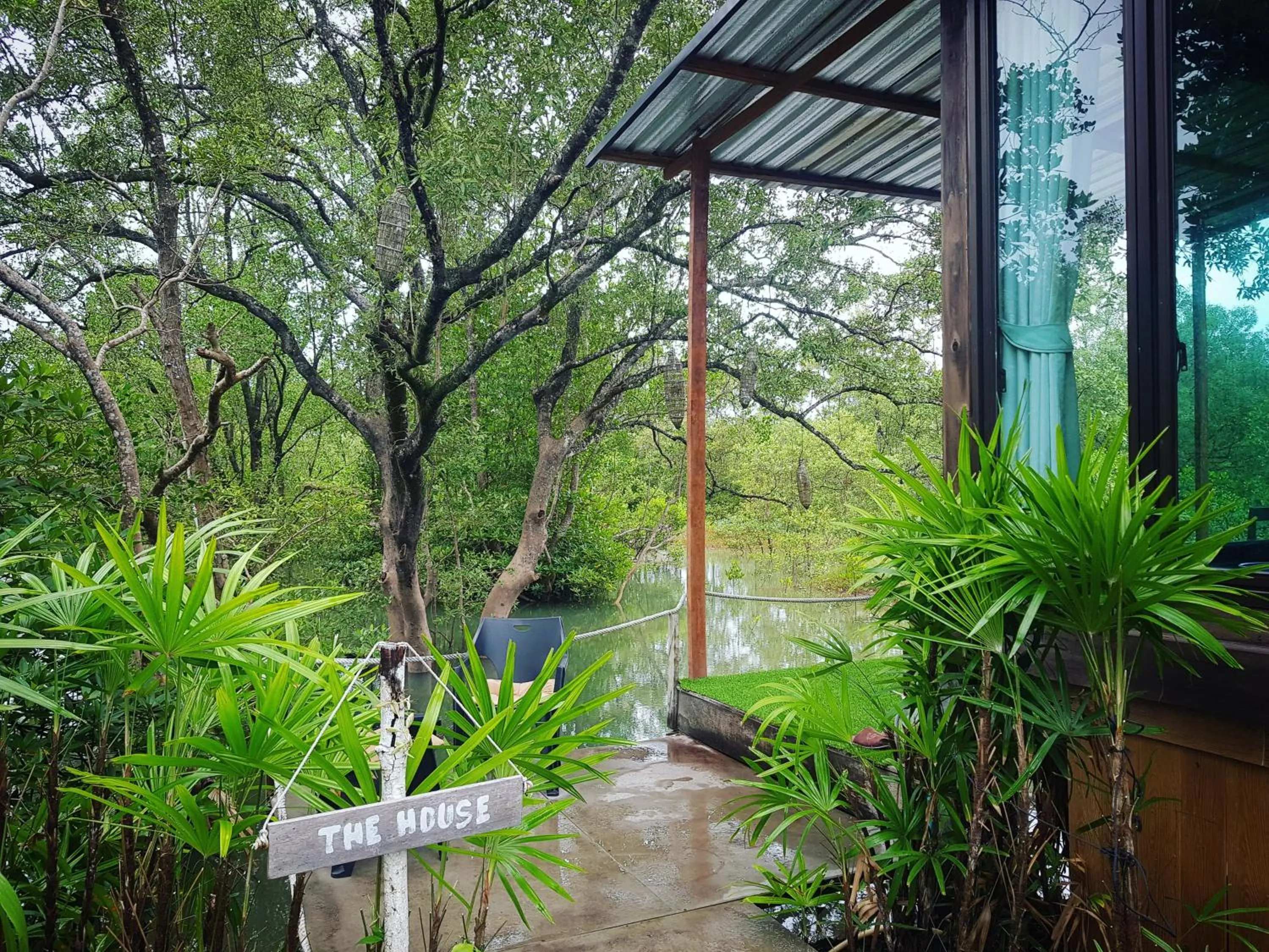 Natural landscape in Calm at Bangphat