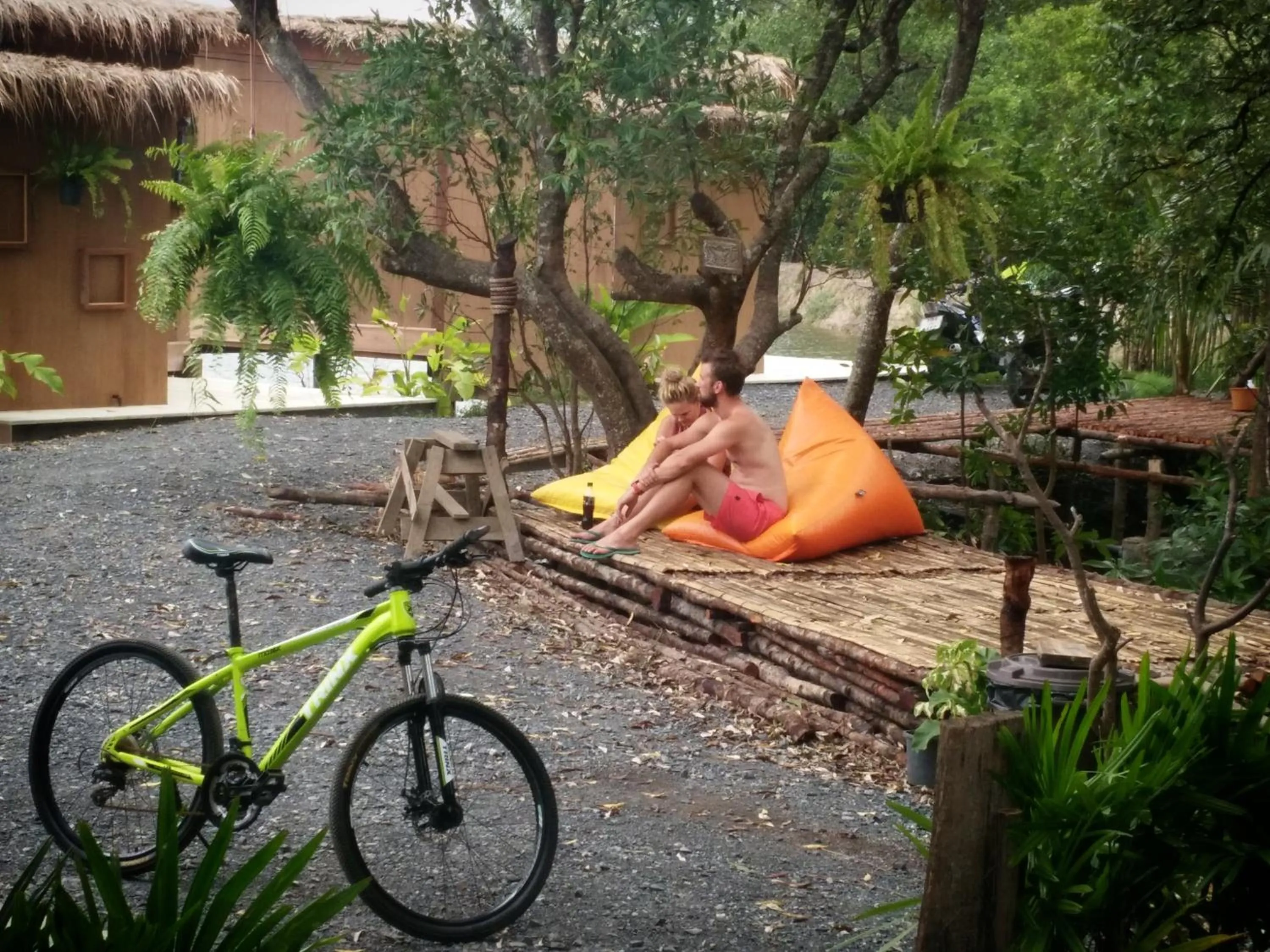 Cycling in Calm at Bangphat