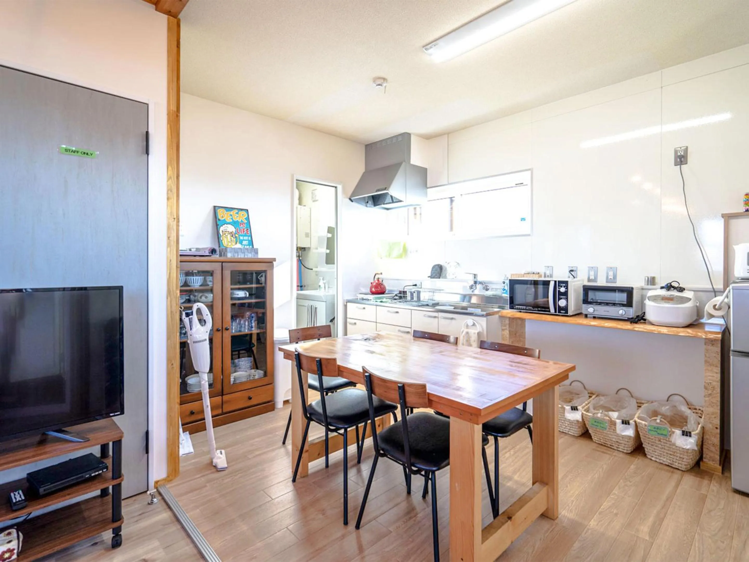 Kitchen or kitchenette in Country Cottage Wakiaiai