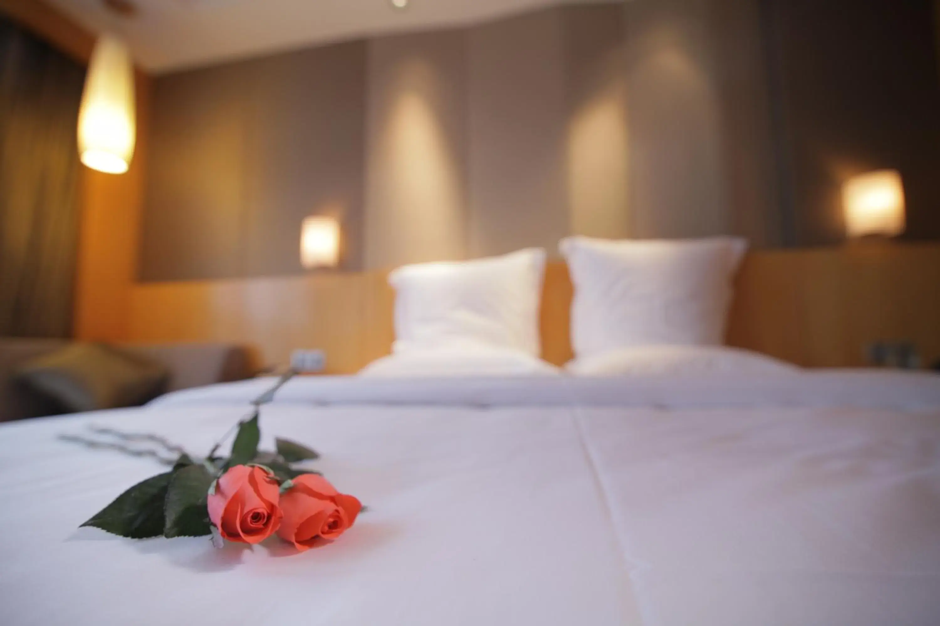 Bed in Huangyan Yaoda Hotel Bed in Huangyan Yaoda Hotel