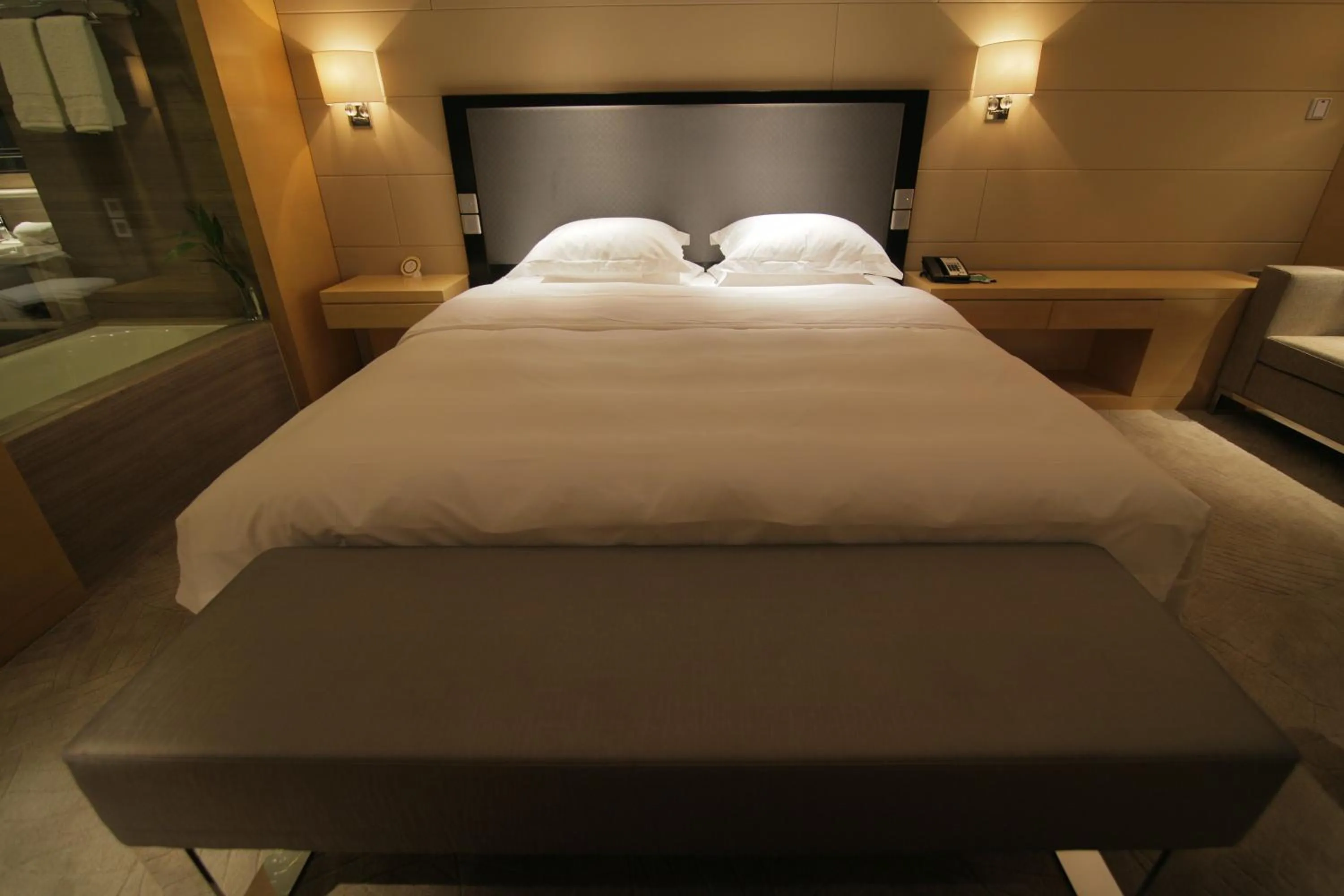 Bed in Huangyan Yaoda Hotel
