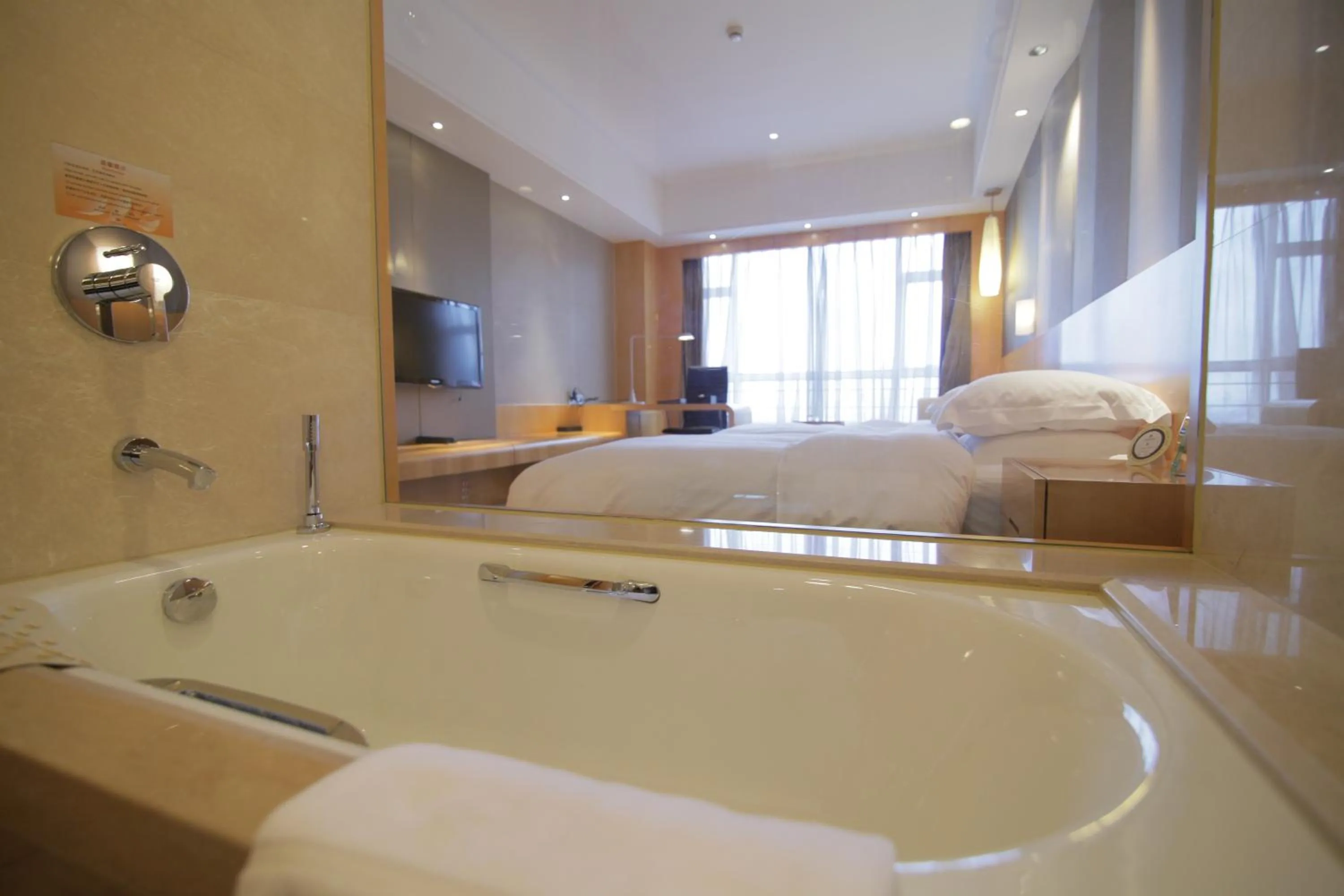 Bed in Huangyan Yaoda Hotel