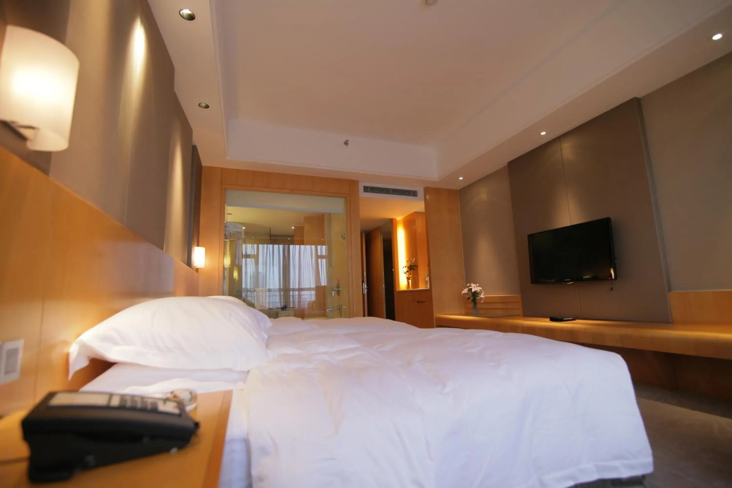 Bed in Huangyan Yaoda Hotel Bed in Huangyan Yaoda Hotel