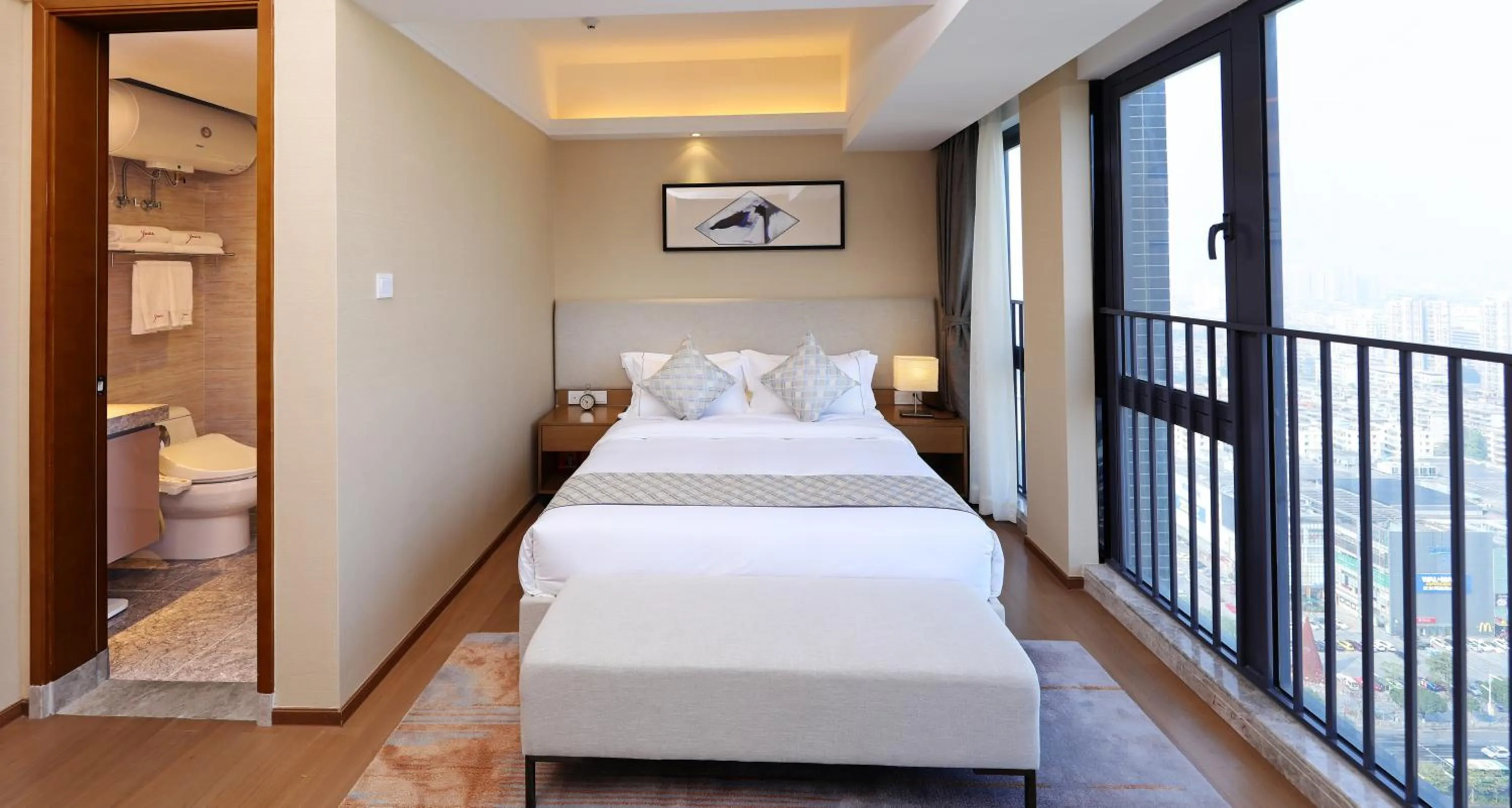 Bed in Yuwa Serviced Residence