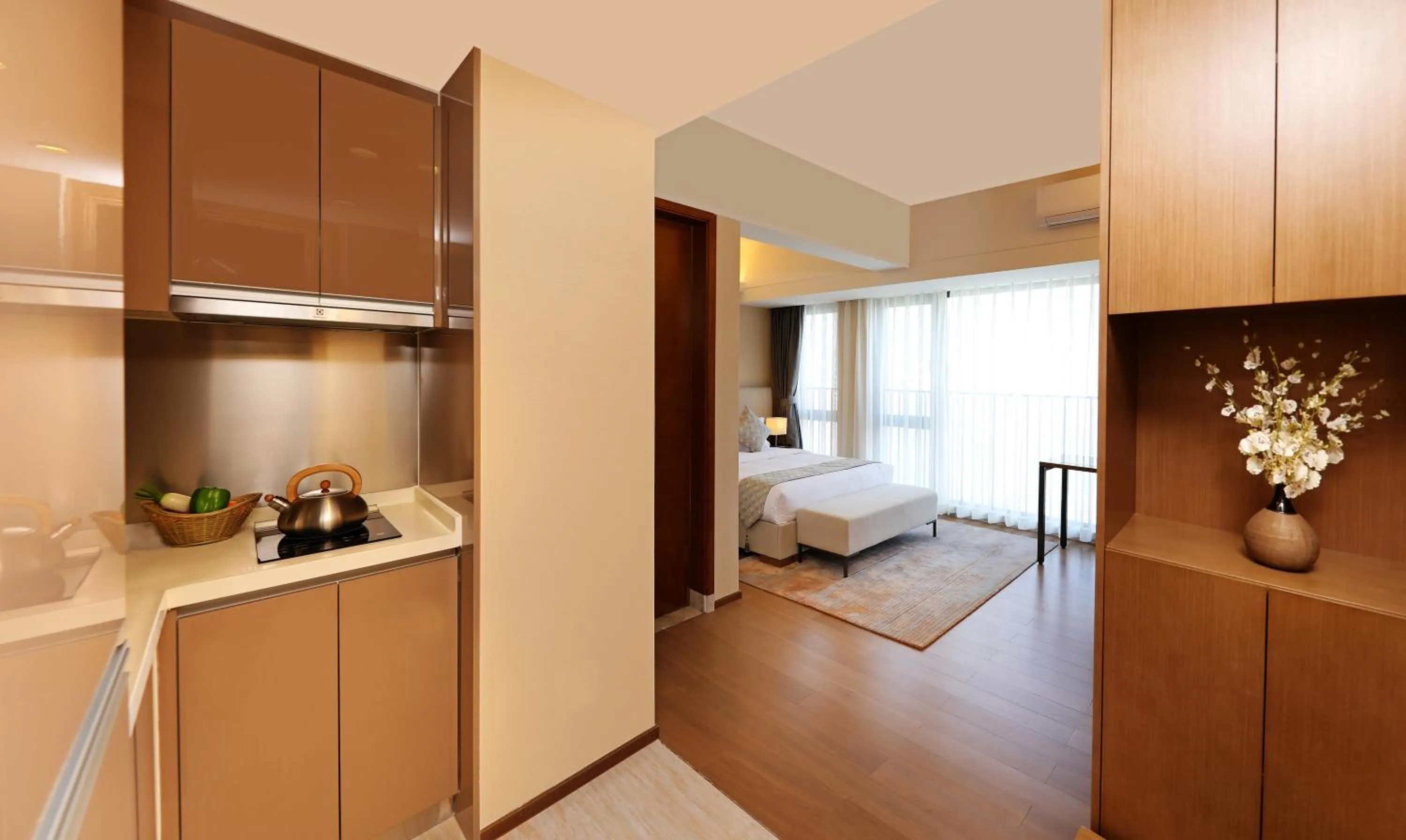 Bed in Yuwa Serviced Residence
