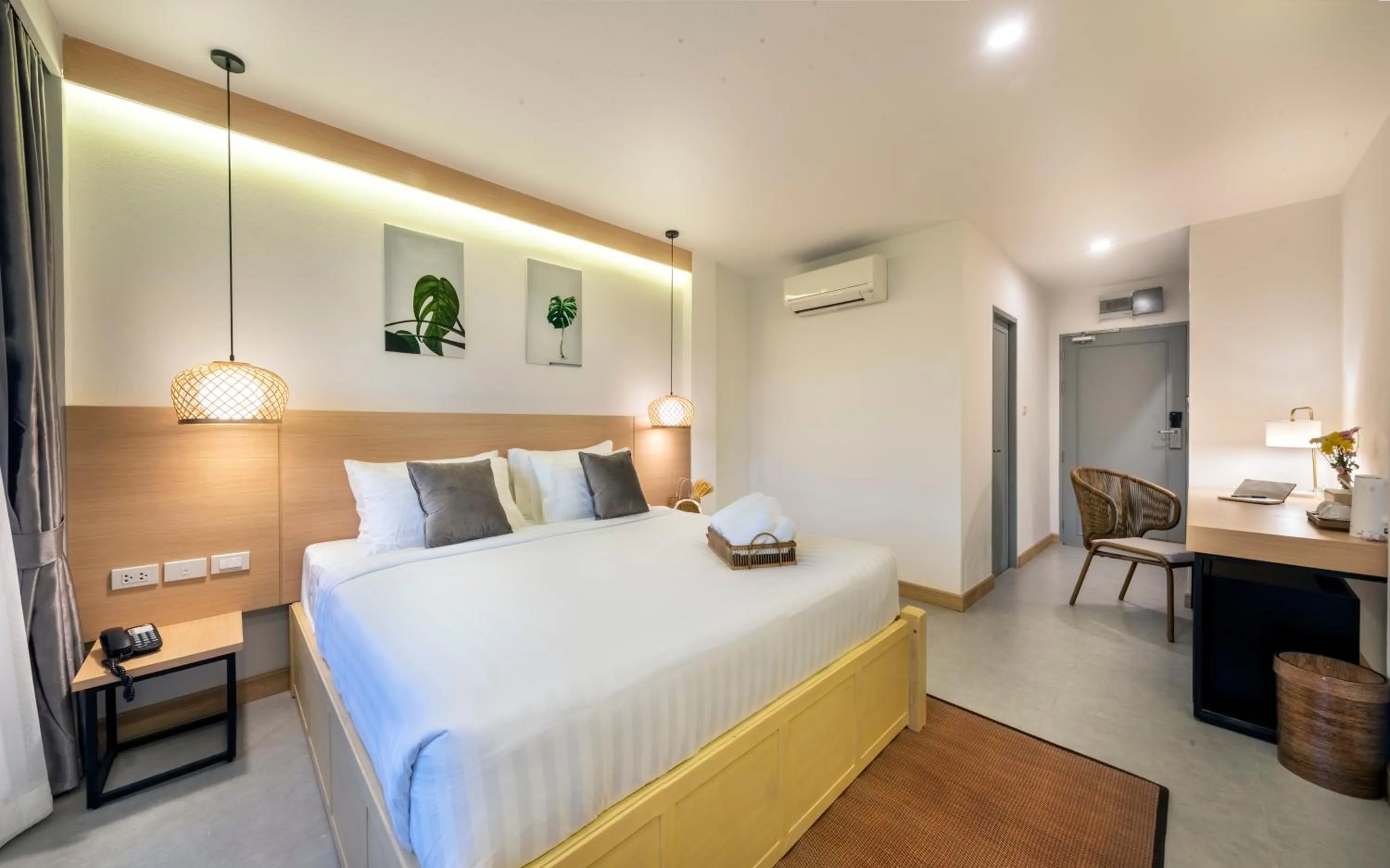 Bed in Ai Pai Hotel - 50m to Pai Walking Street & Night Market