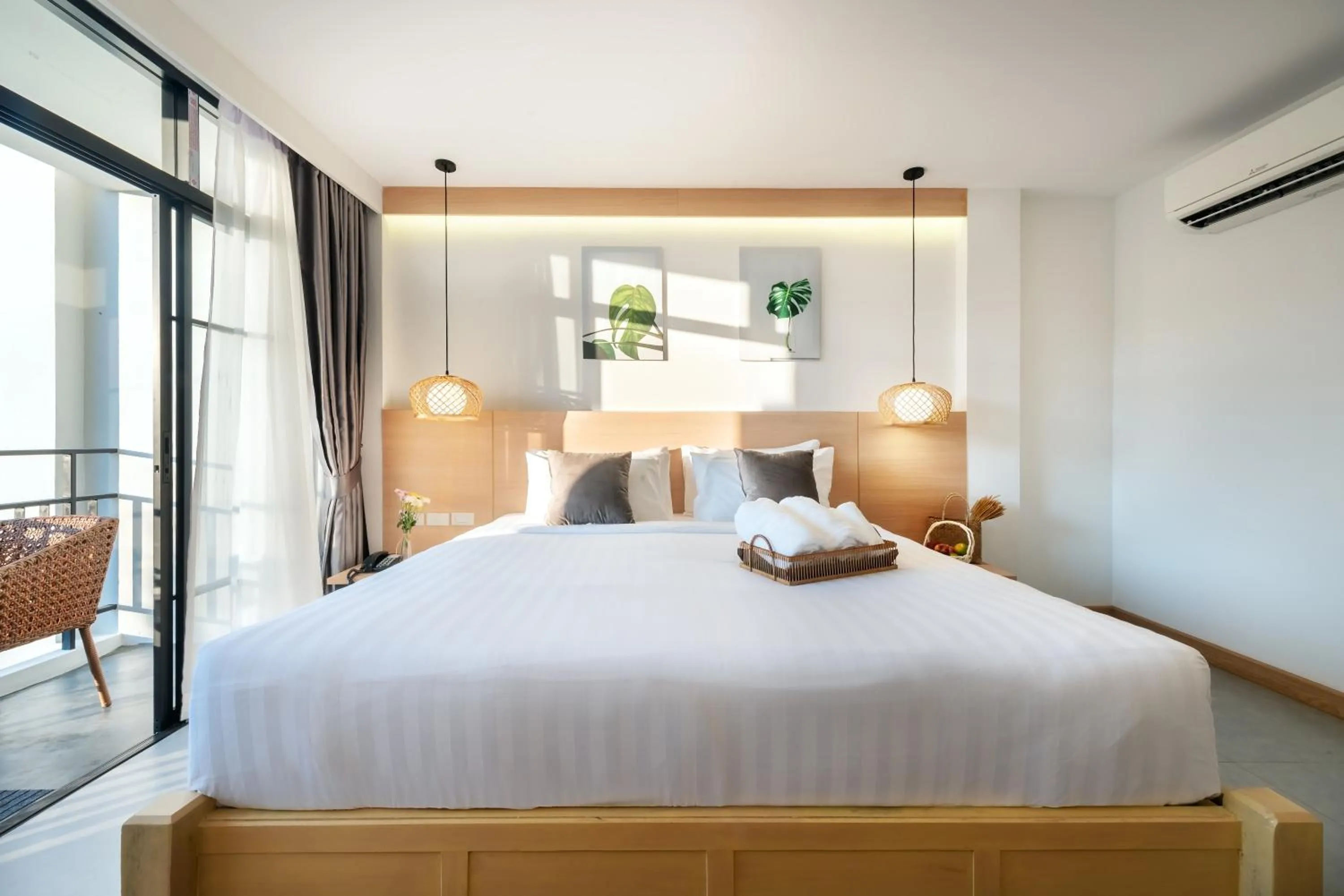 Bed in Ai Pai Hotel - 50m to Pai Walking Street & Night Market