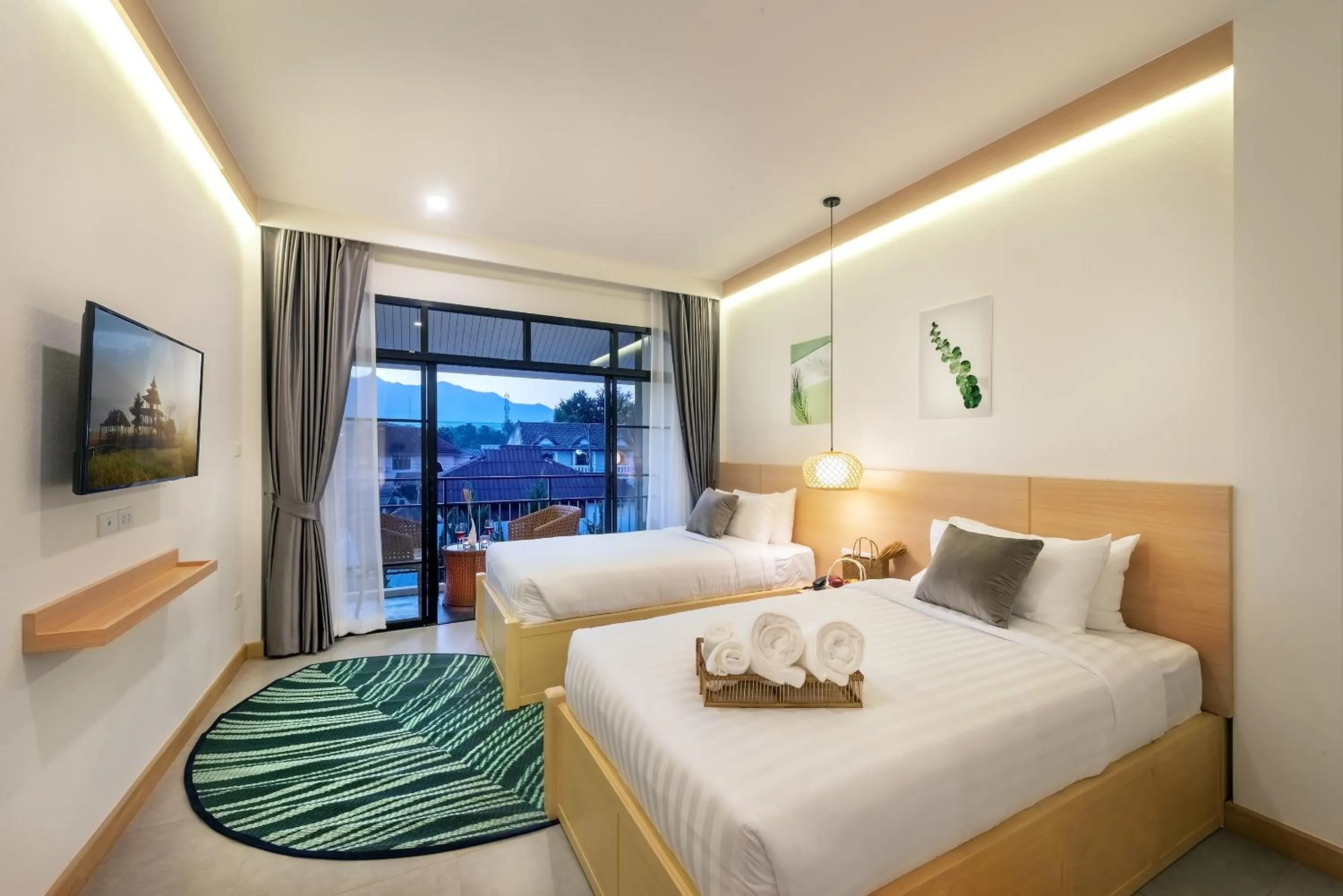 Bed in Ai Pai Hotel - 50m to Pai Walking Street & Night Market