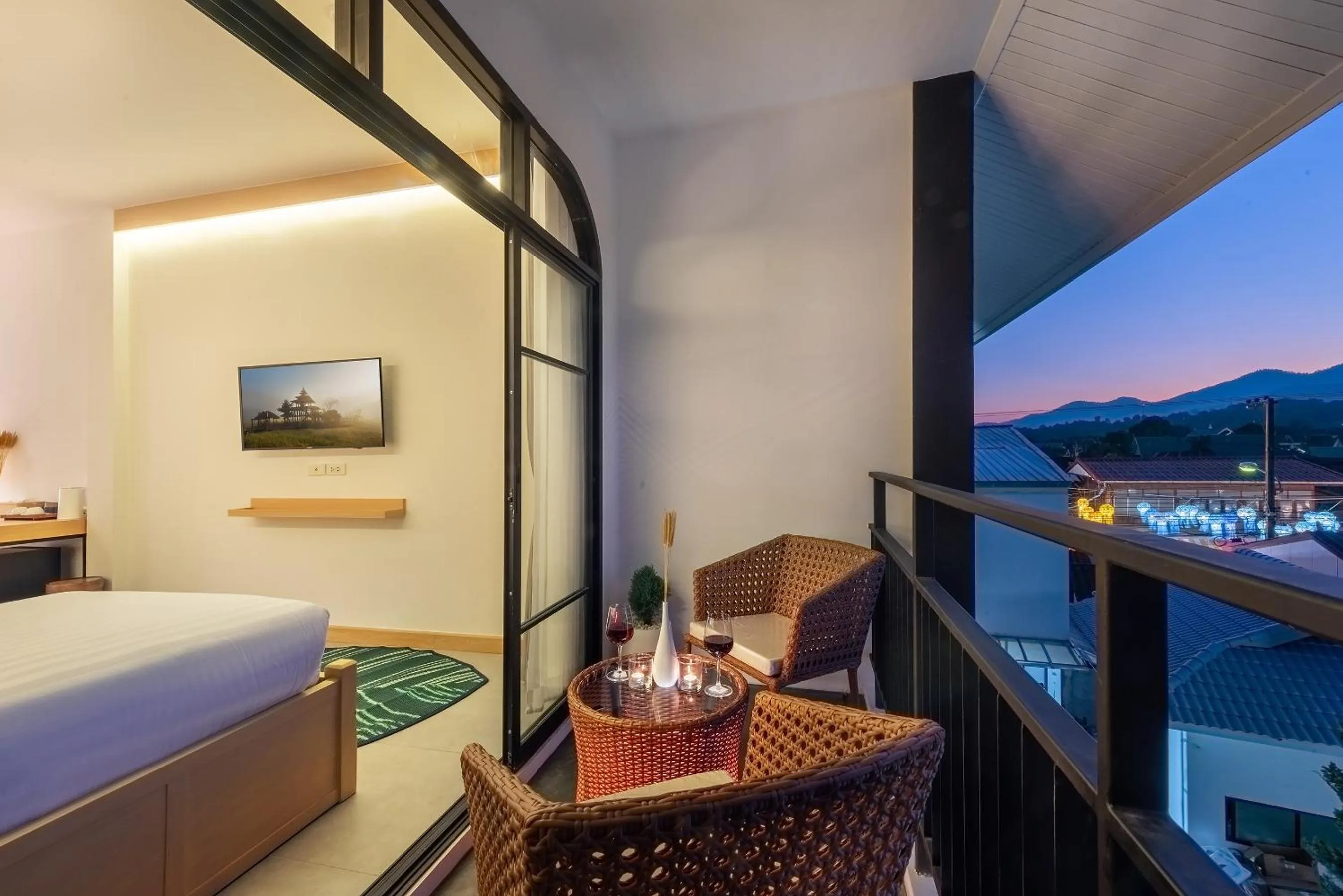 Bed in Ai Pai Hotel - 50m to Pai Walking Street & Night Market