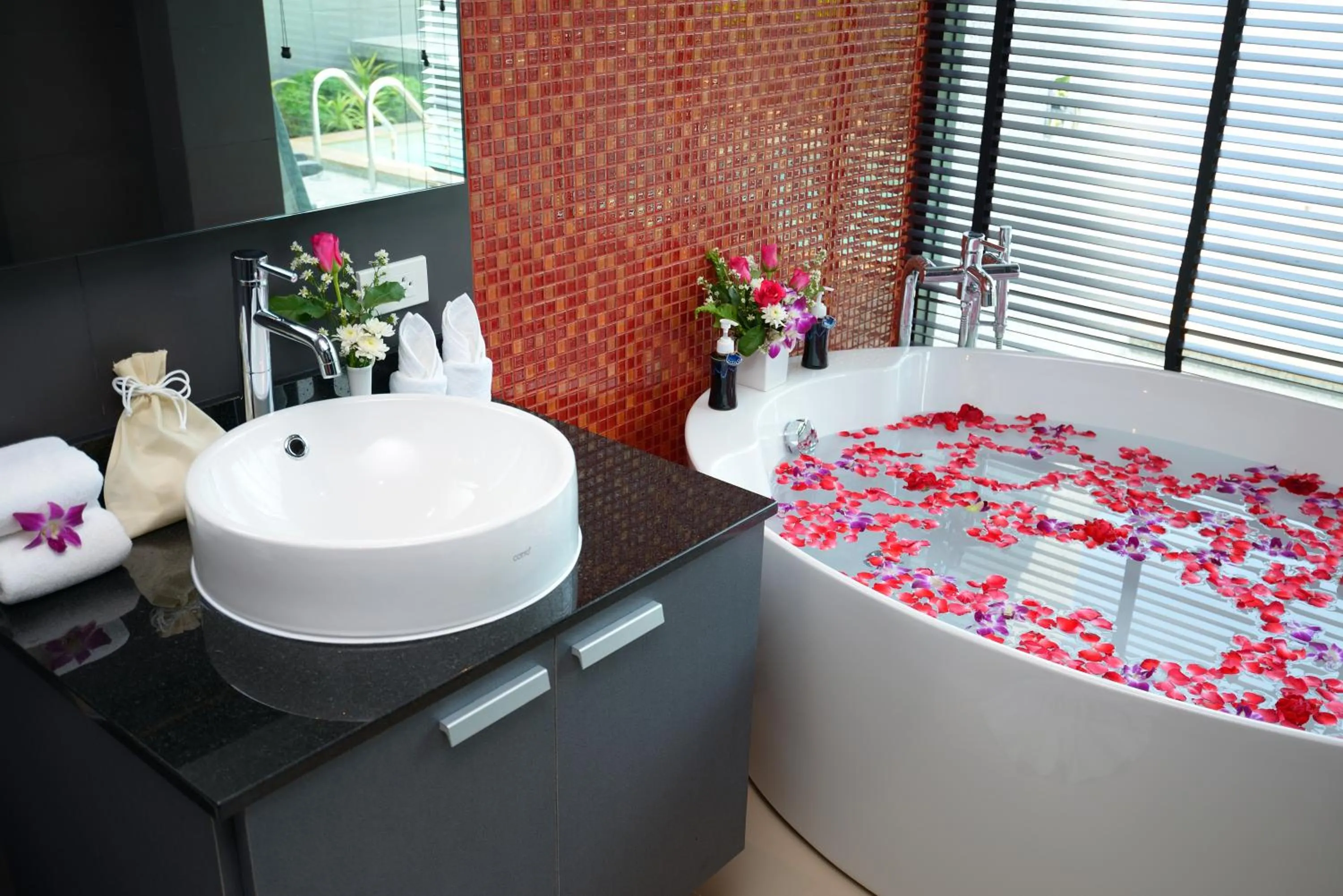Bathroom in Pumeria Resort Phuket - SHA Plus