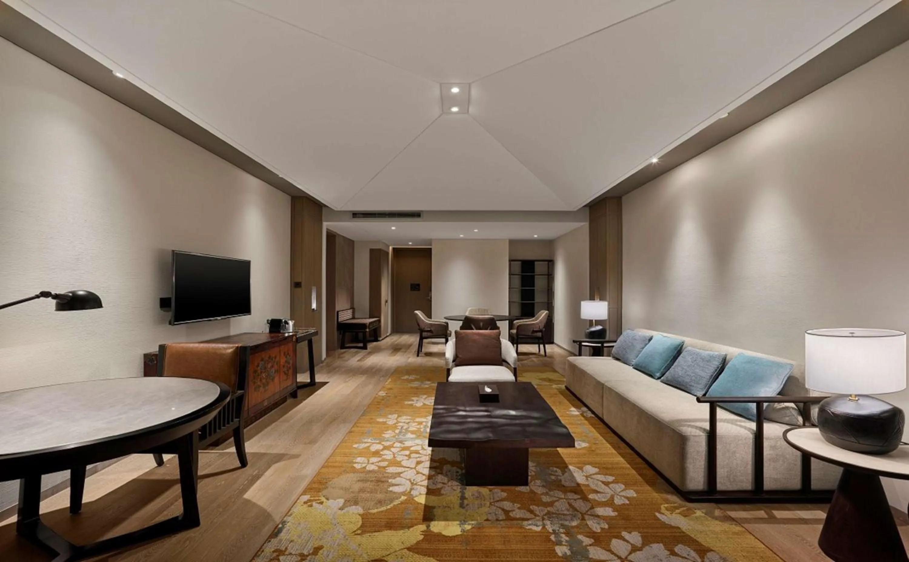 Living room in Hilton Jiuzhaigou Resort