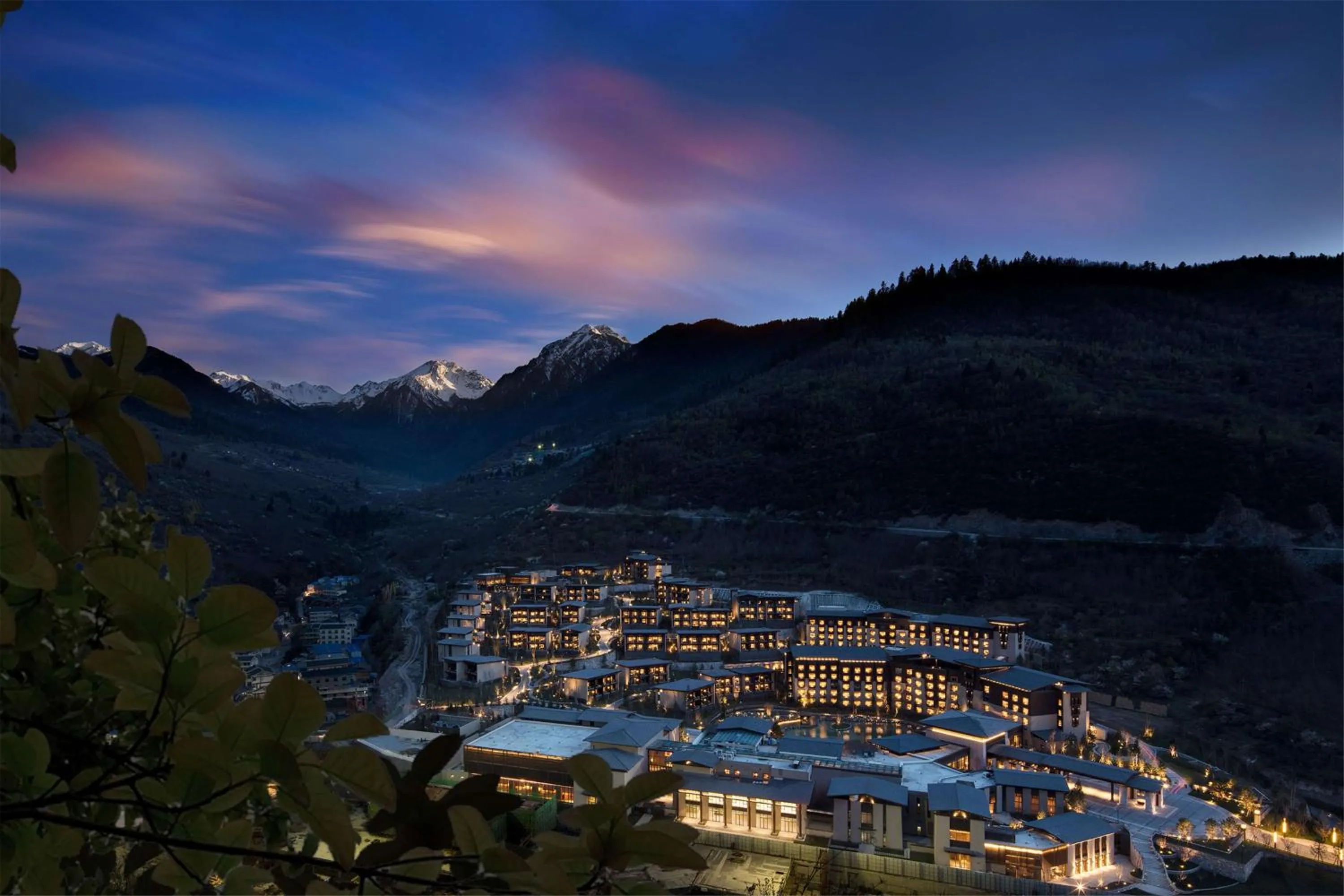 Property building in Hilton Jiuzhaigou Resort