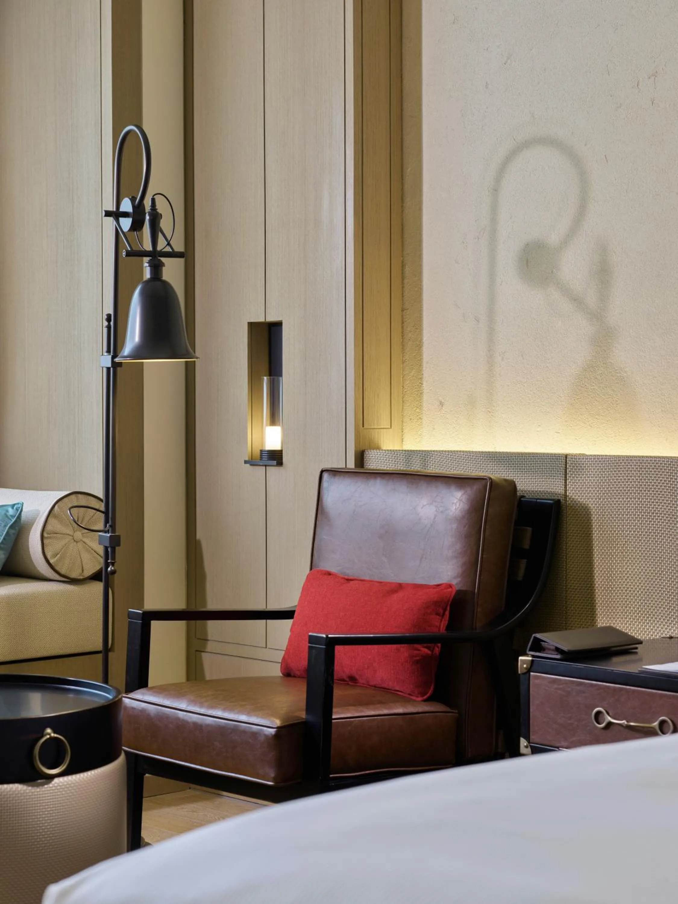 Decorative detail, Bed in Hilton Jiuzhaigou Resort