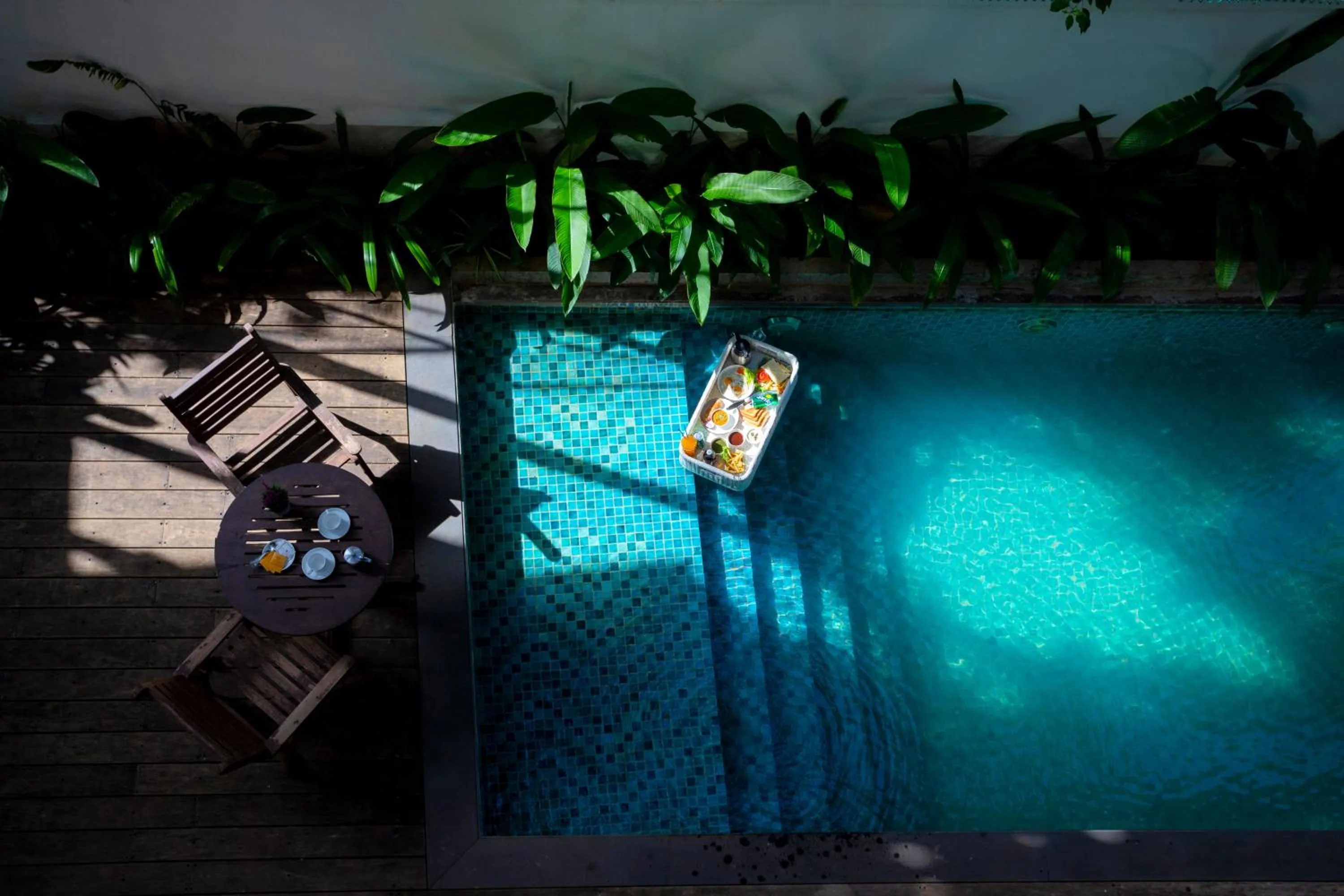 Swimming pool in Riva Boutique Apartments