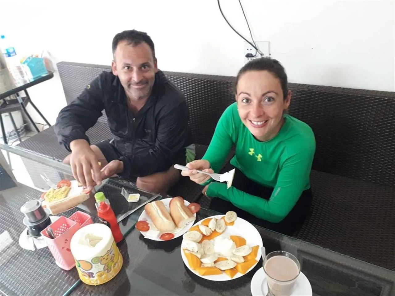 Buffet breakfast in Venus Sapa Hostel