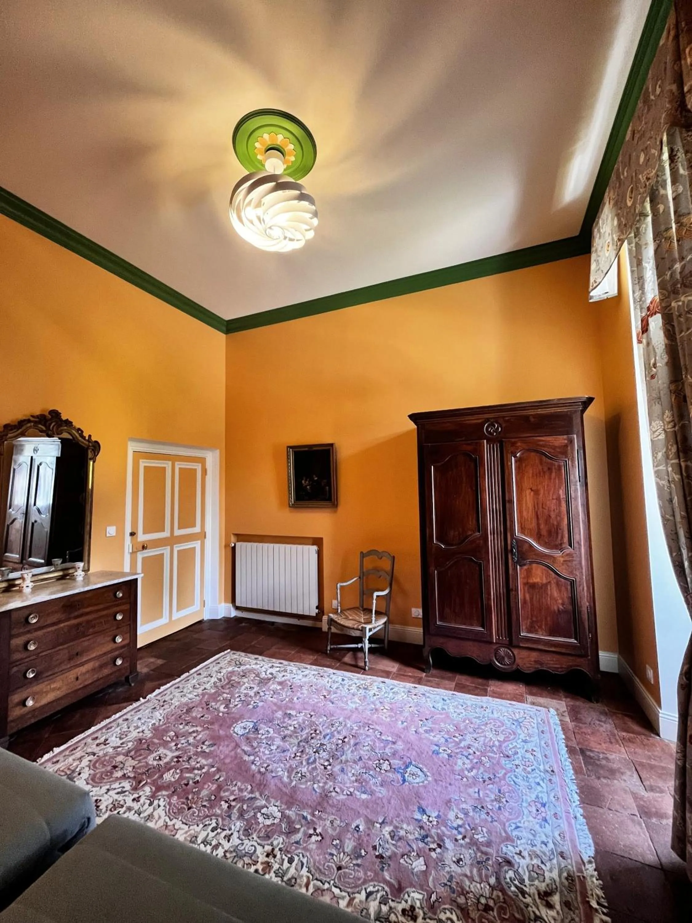 Seating area in Château de Rousson