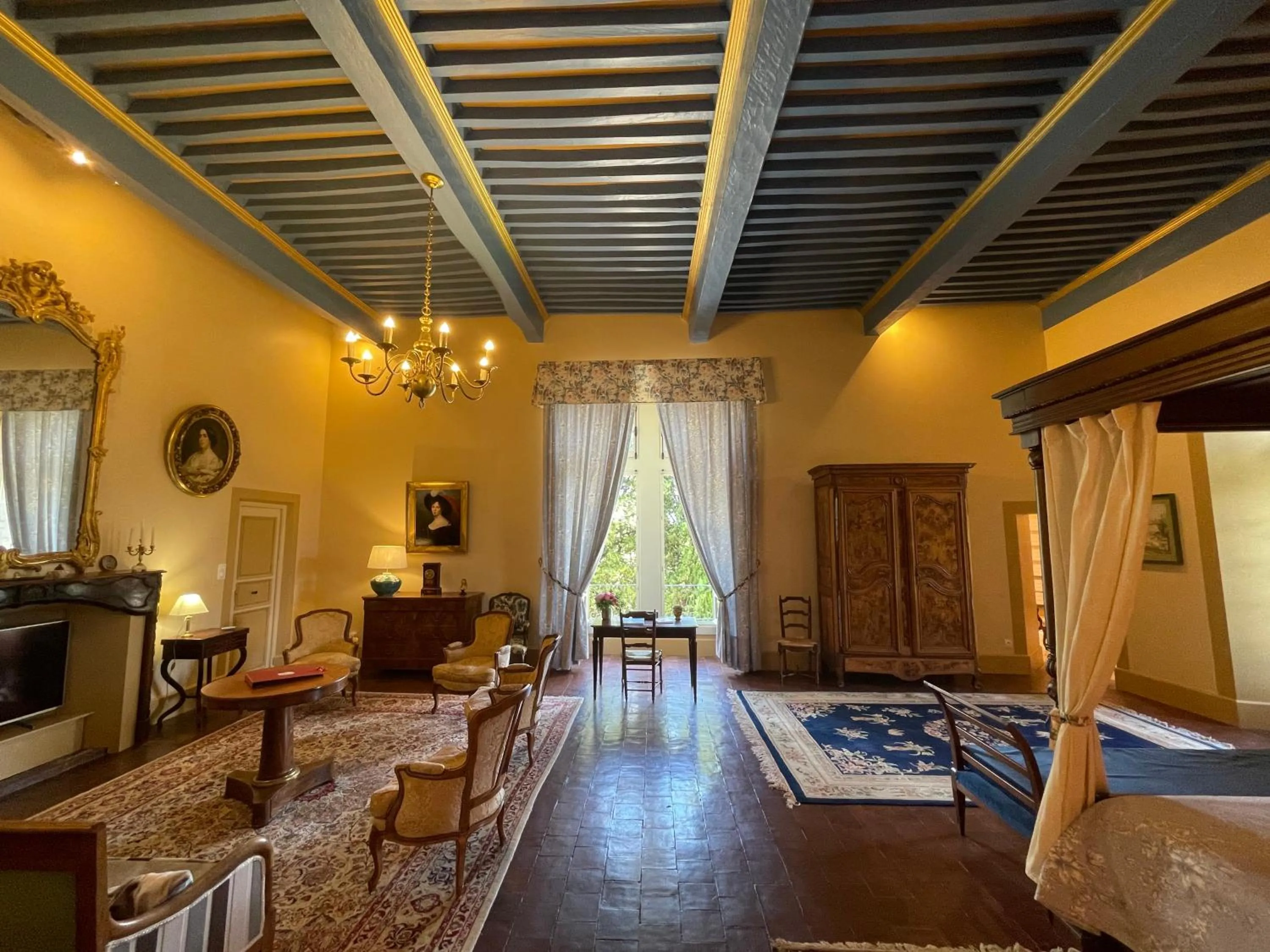 Photo of the whole room in Château de Rousson