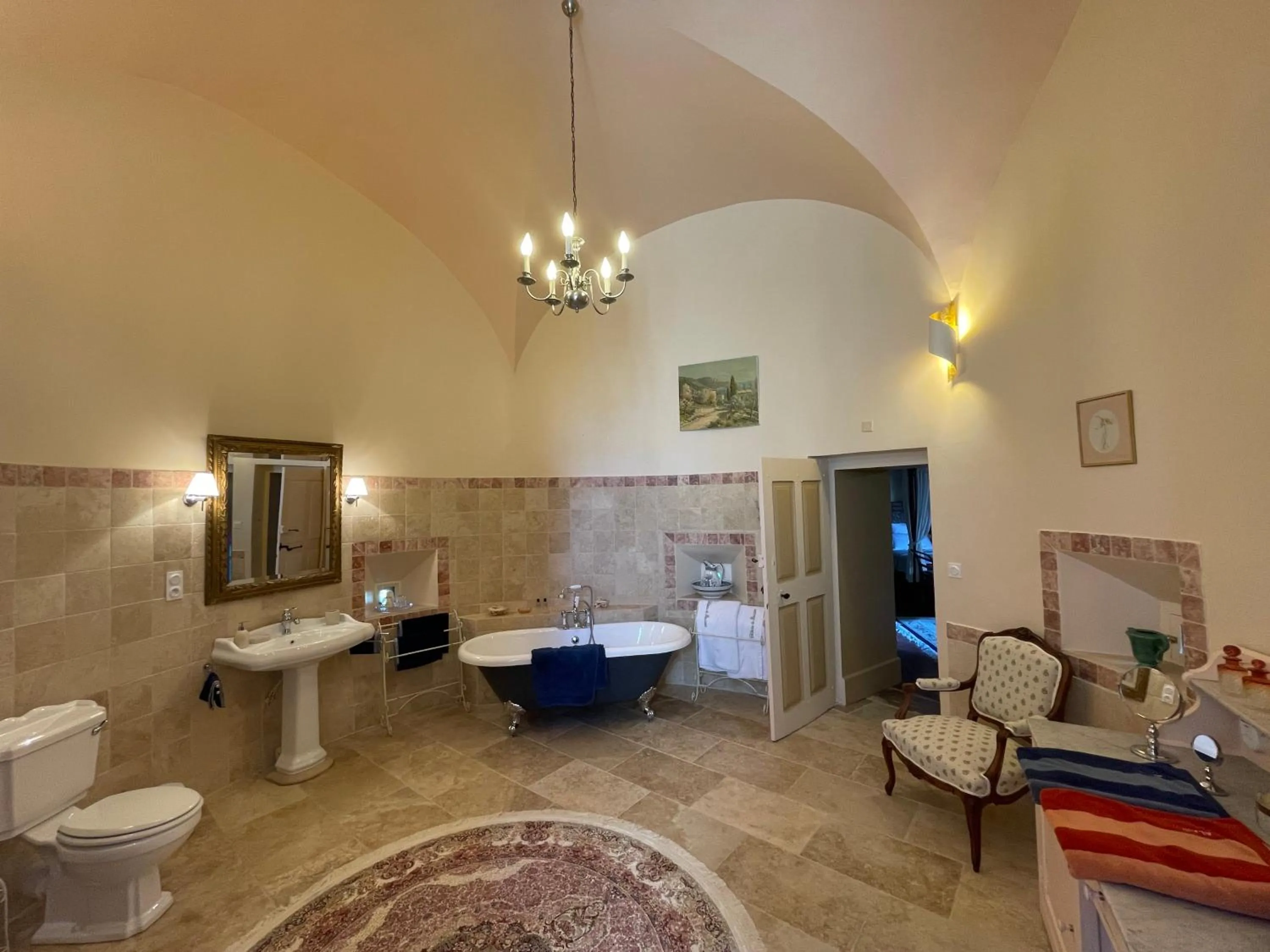 Bathroom in Château de Rousson