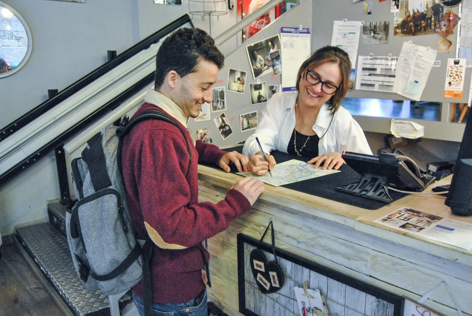 Staff in Quartier Bilbao Hostel Casco Viejo