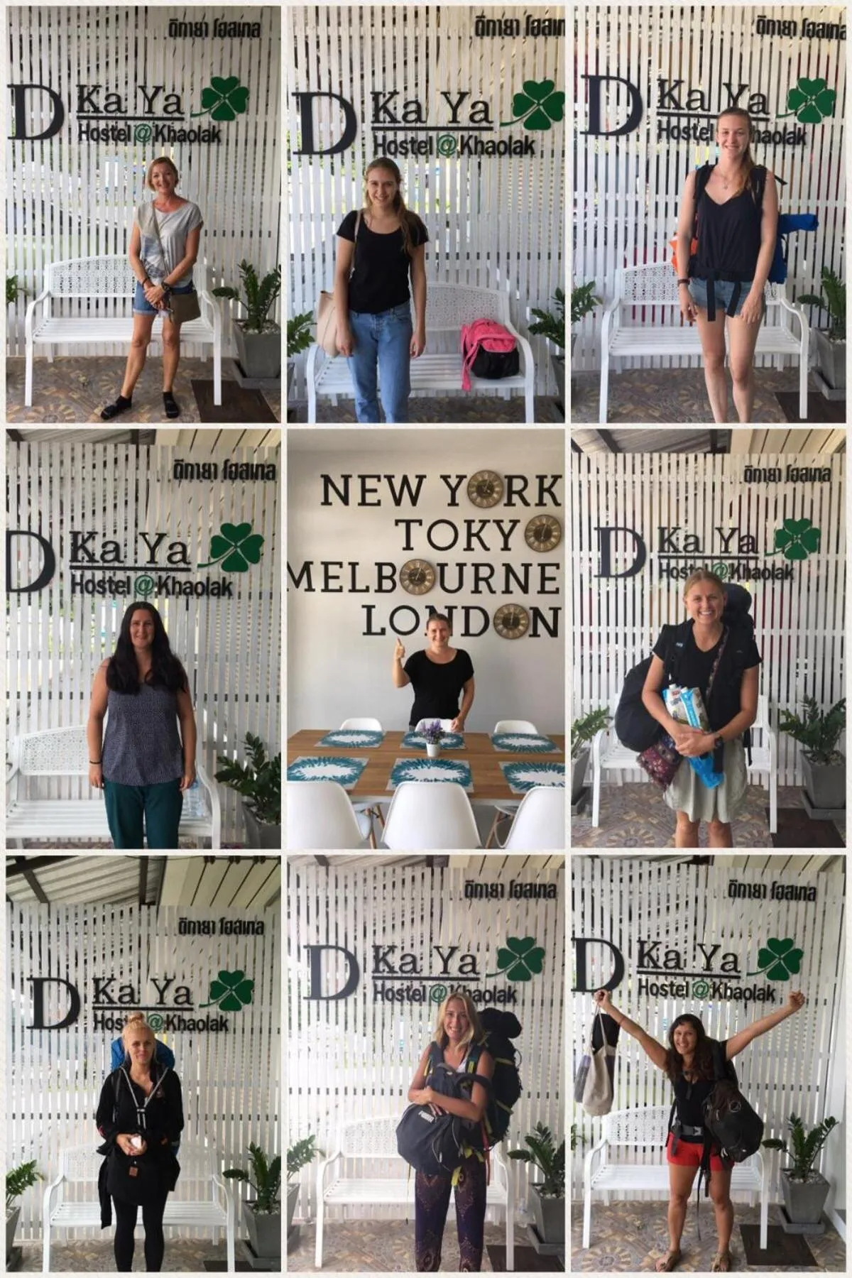 group of guests in DKaYa Hostel