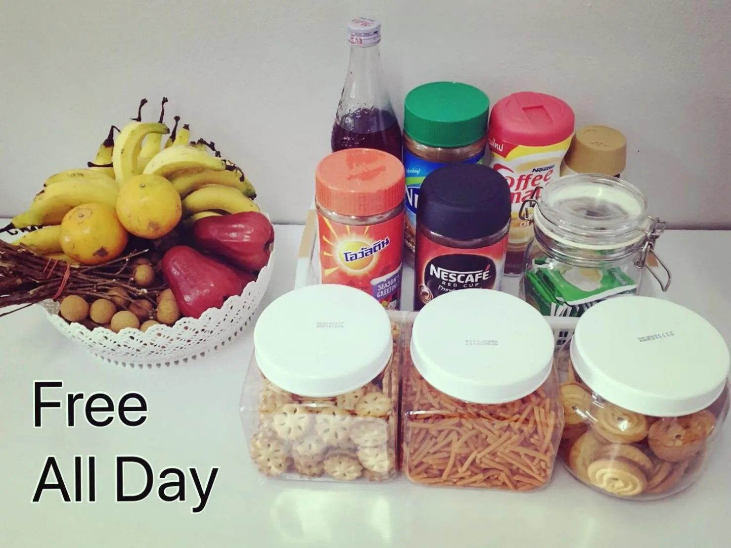 Coffee/tea facilities in DKaYa Hostel