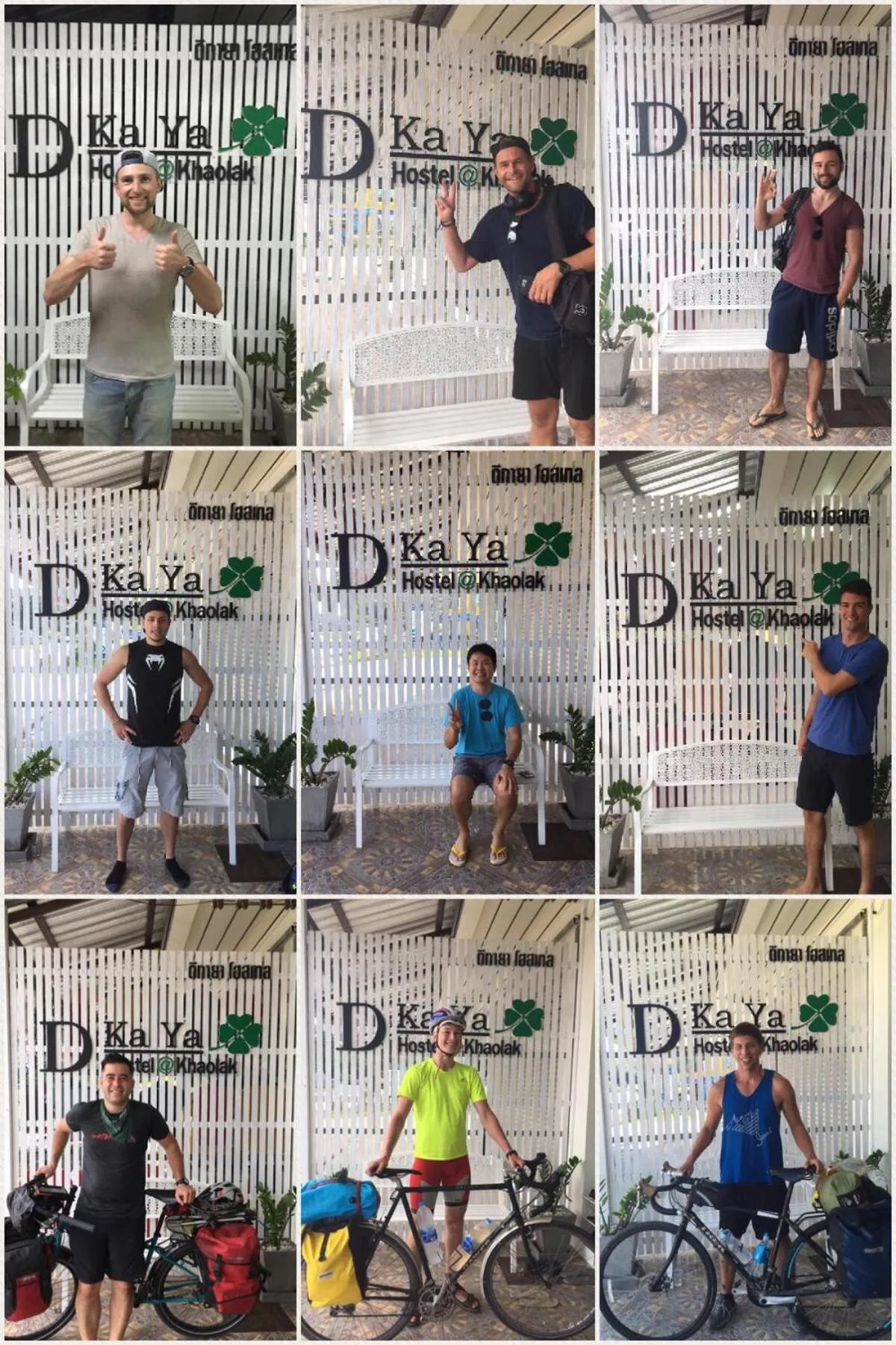 group of guests in DKaYa Hostel