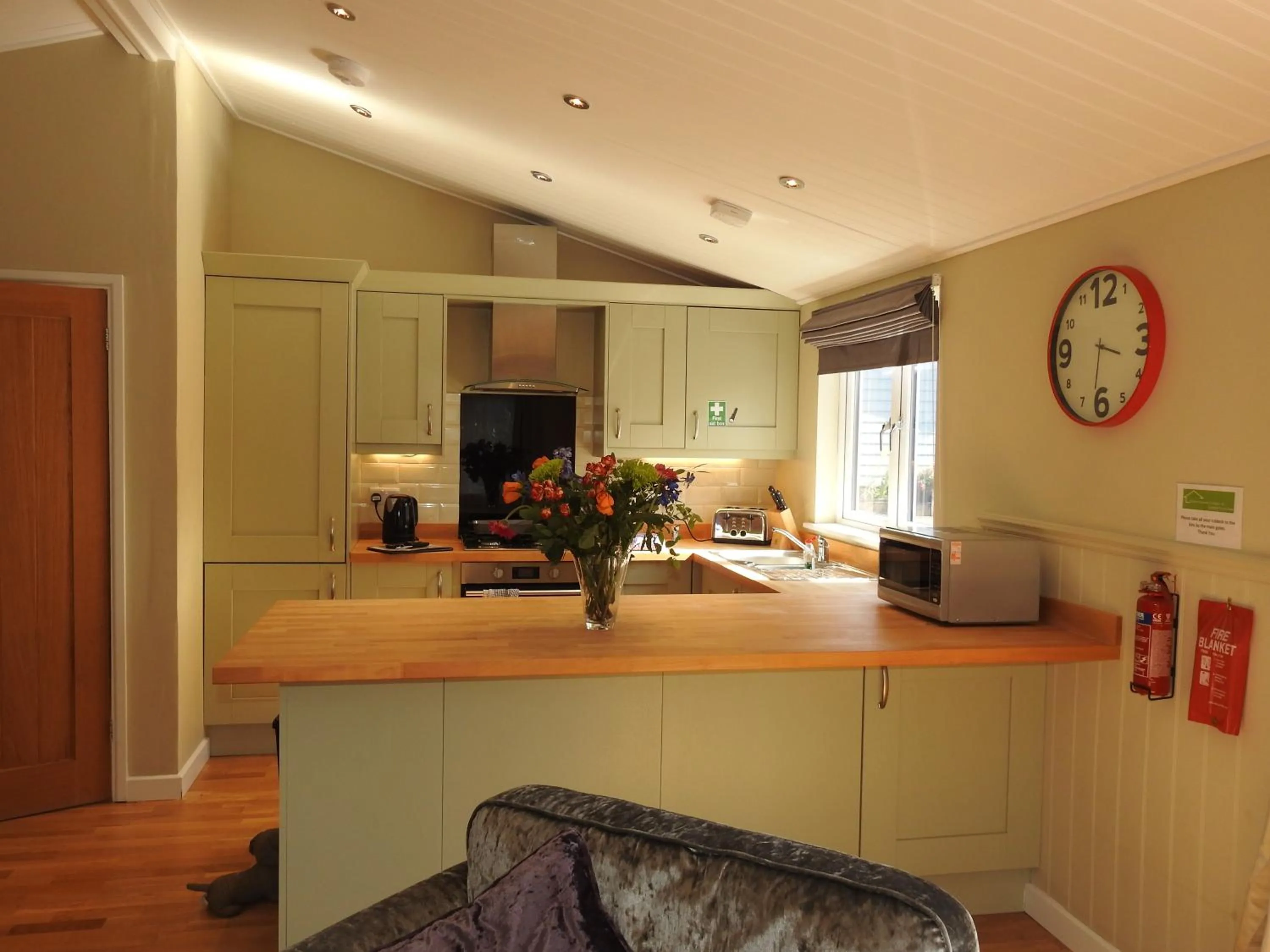 Kitchen or kitchenette in Golden Cross Holiday Park