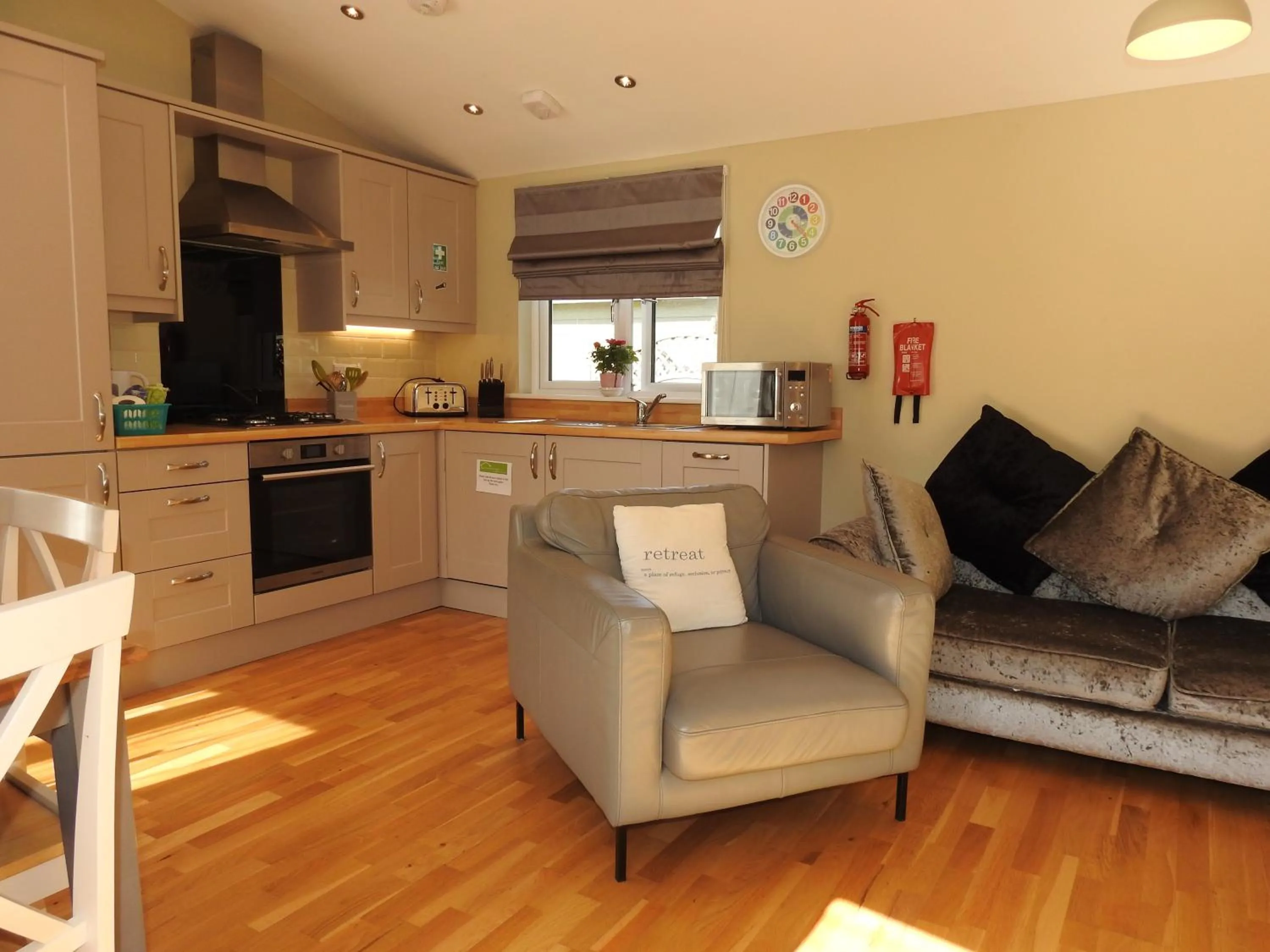 Kitchen or kitchenette in Golden Cross Holiday Park