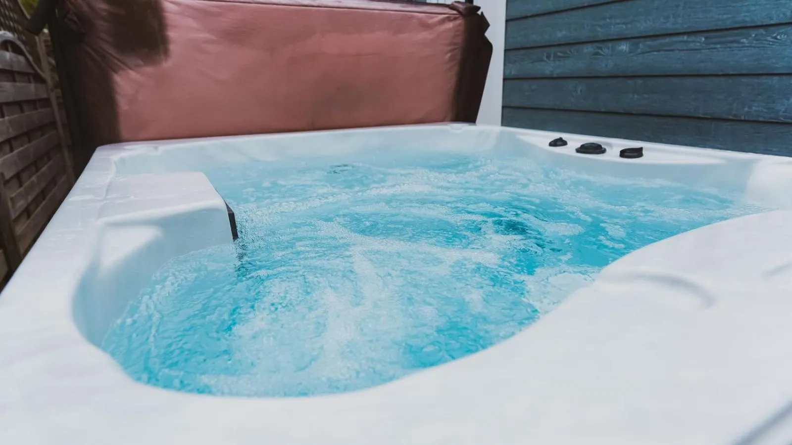 Hot Tub in Golden Cross Holiday Park