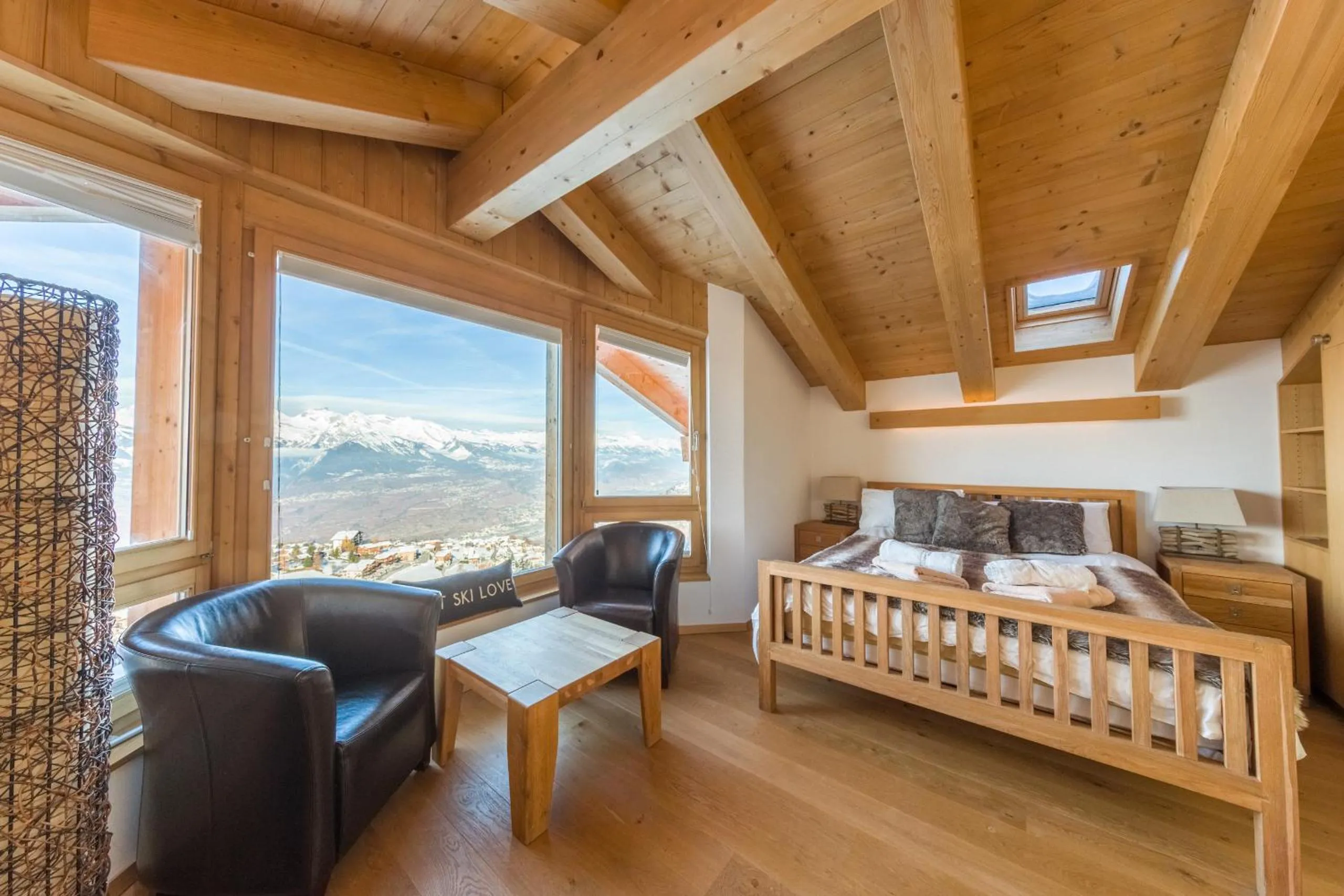 Bed in Chalet Enchanteur