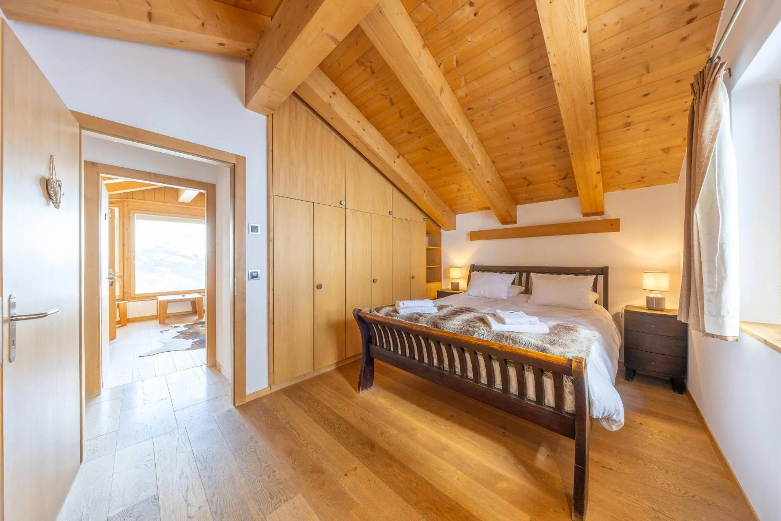 Bed in Chalet Enchanteur