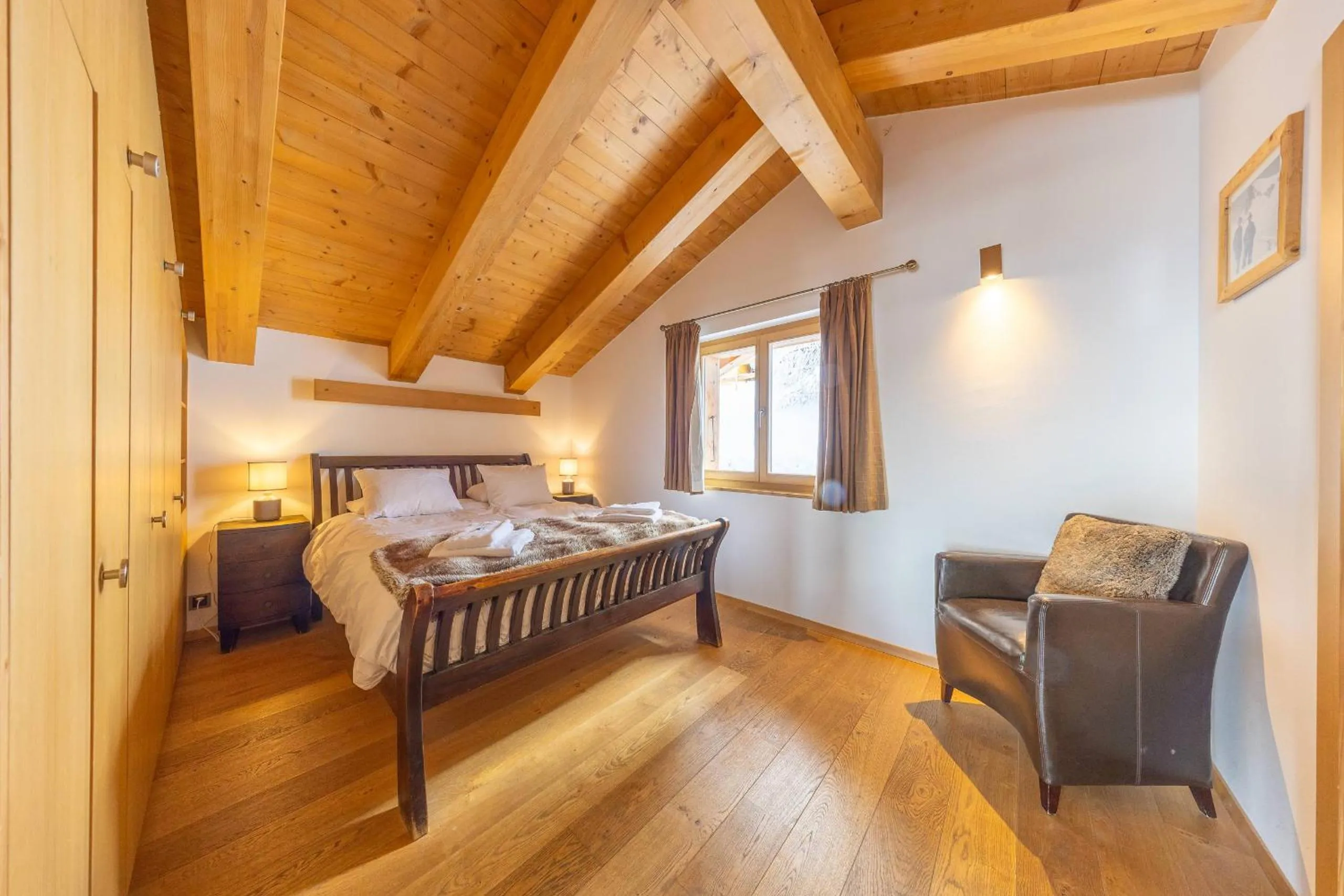 Bed in Chalet Enchanteur