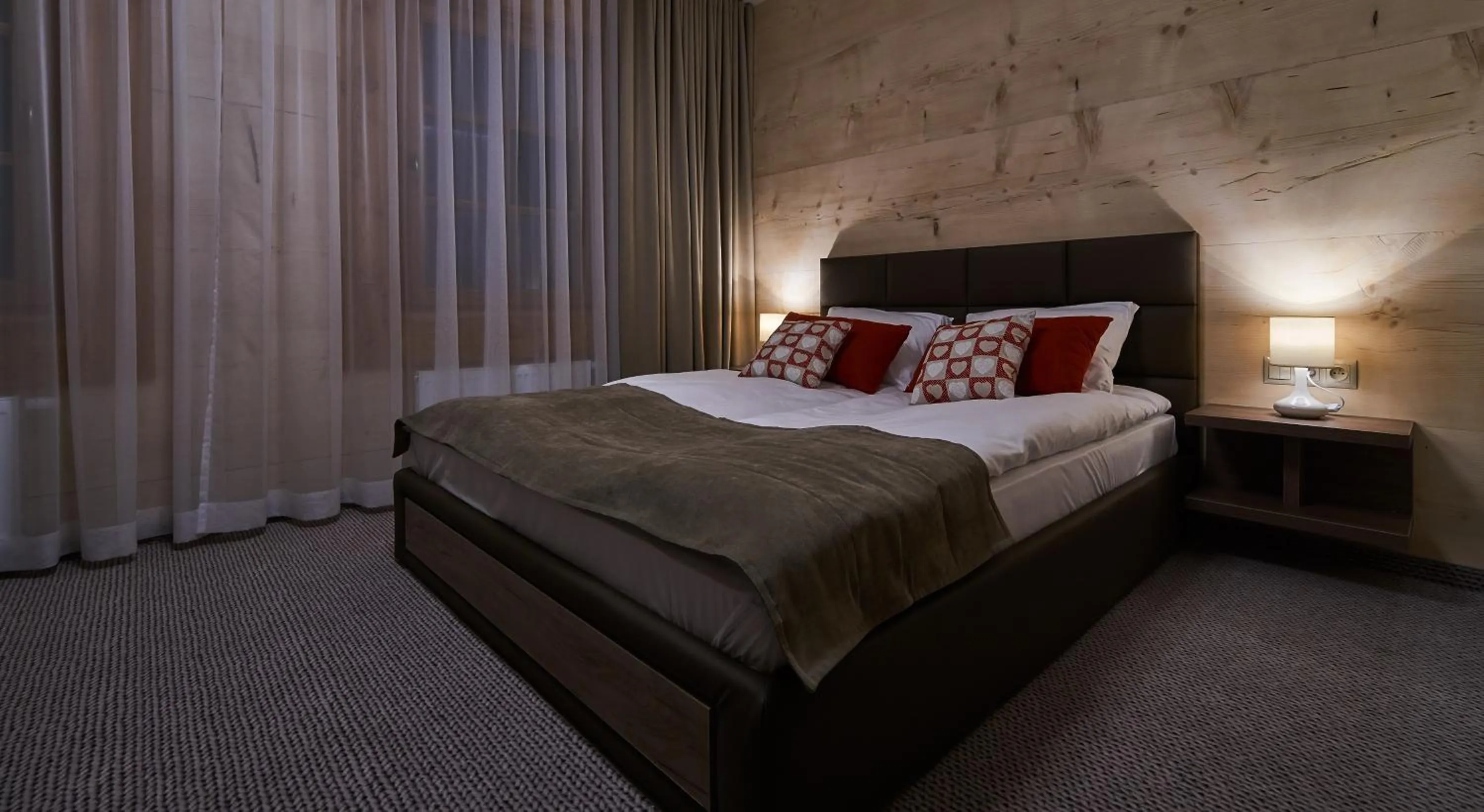 Bed in Tatrzański Bór Apartamenty