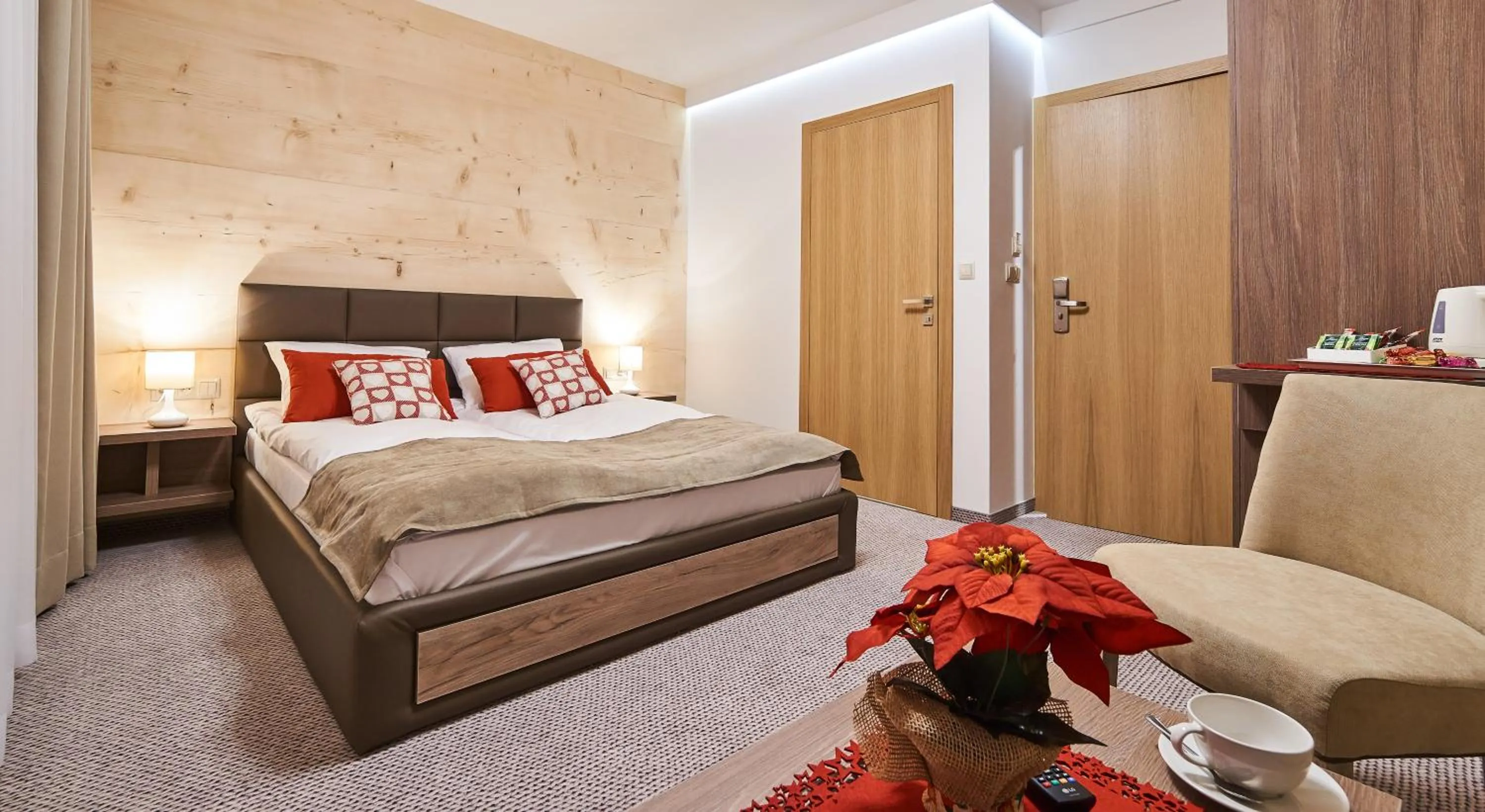 Coffee/tea facilities, Bed in Tatrzański Bór Apartamenty