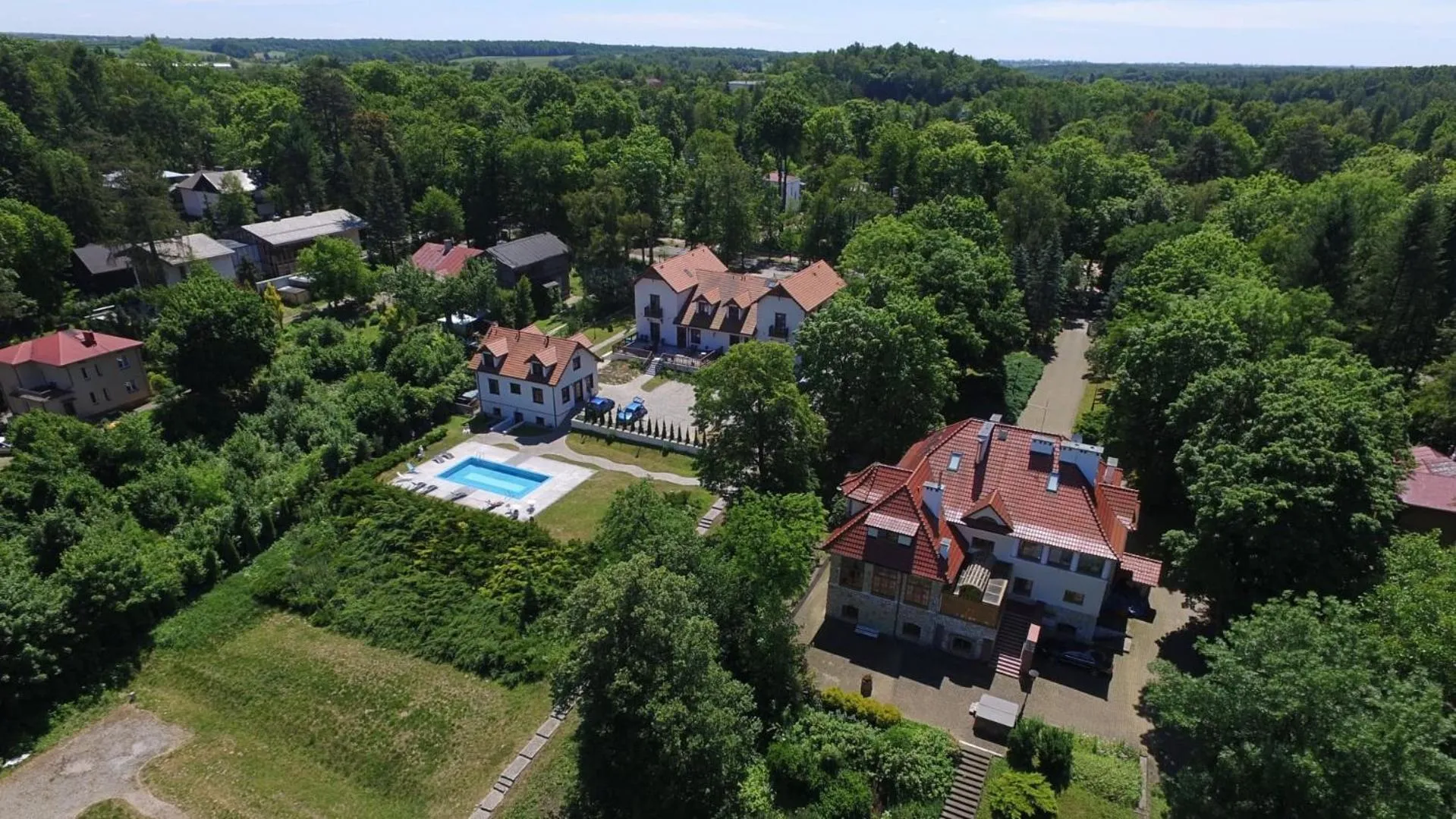 Bird's eye view in Villa Aurelia