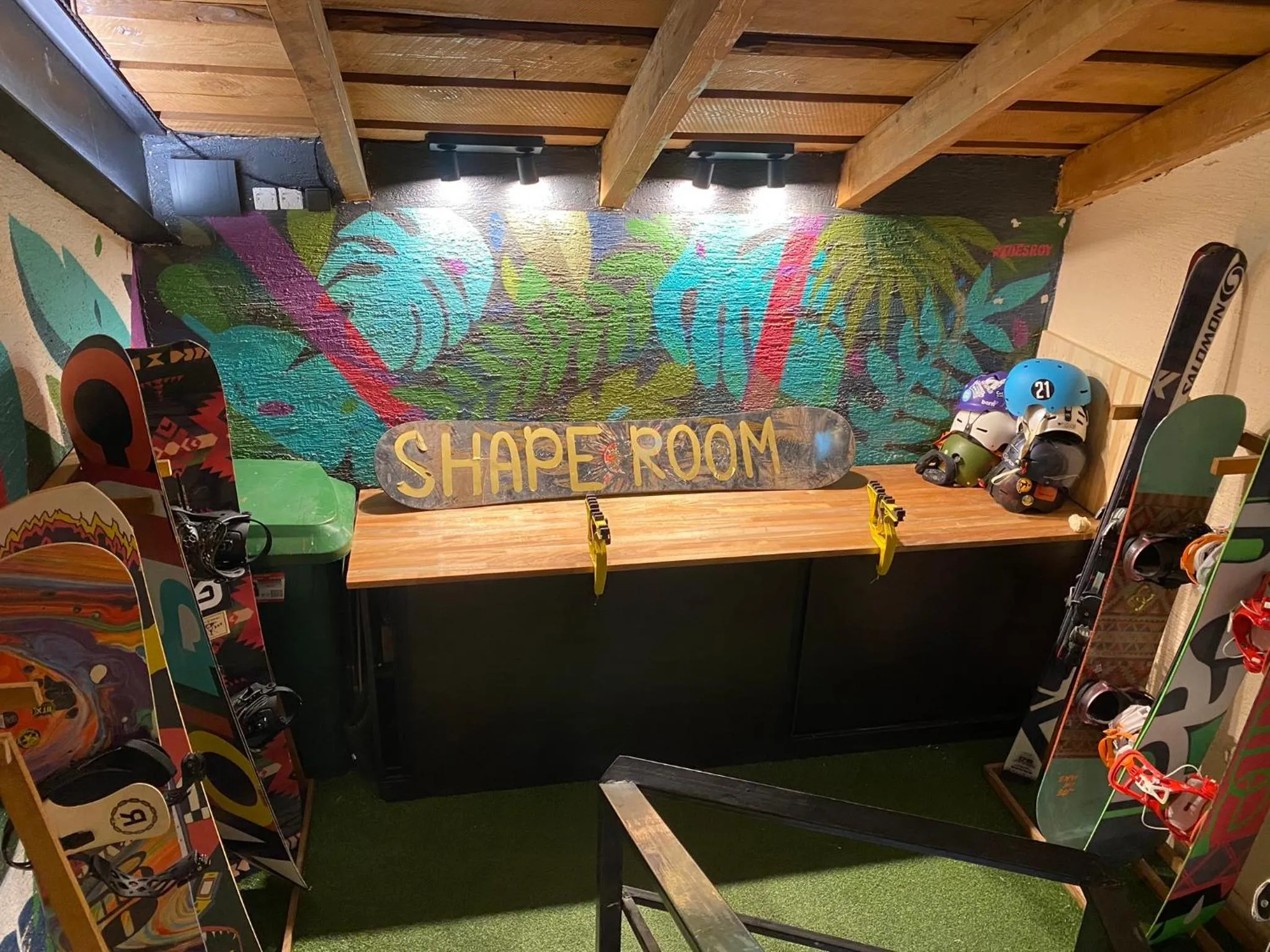 Area and facilities in Riders House New Gudauri