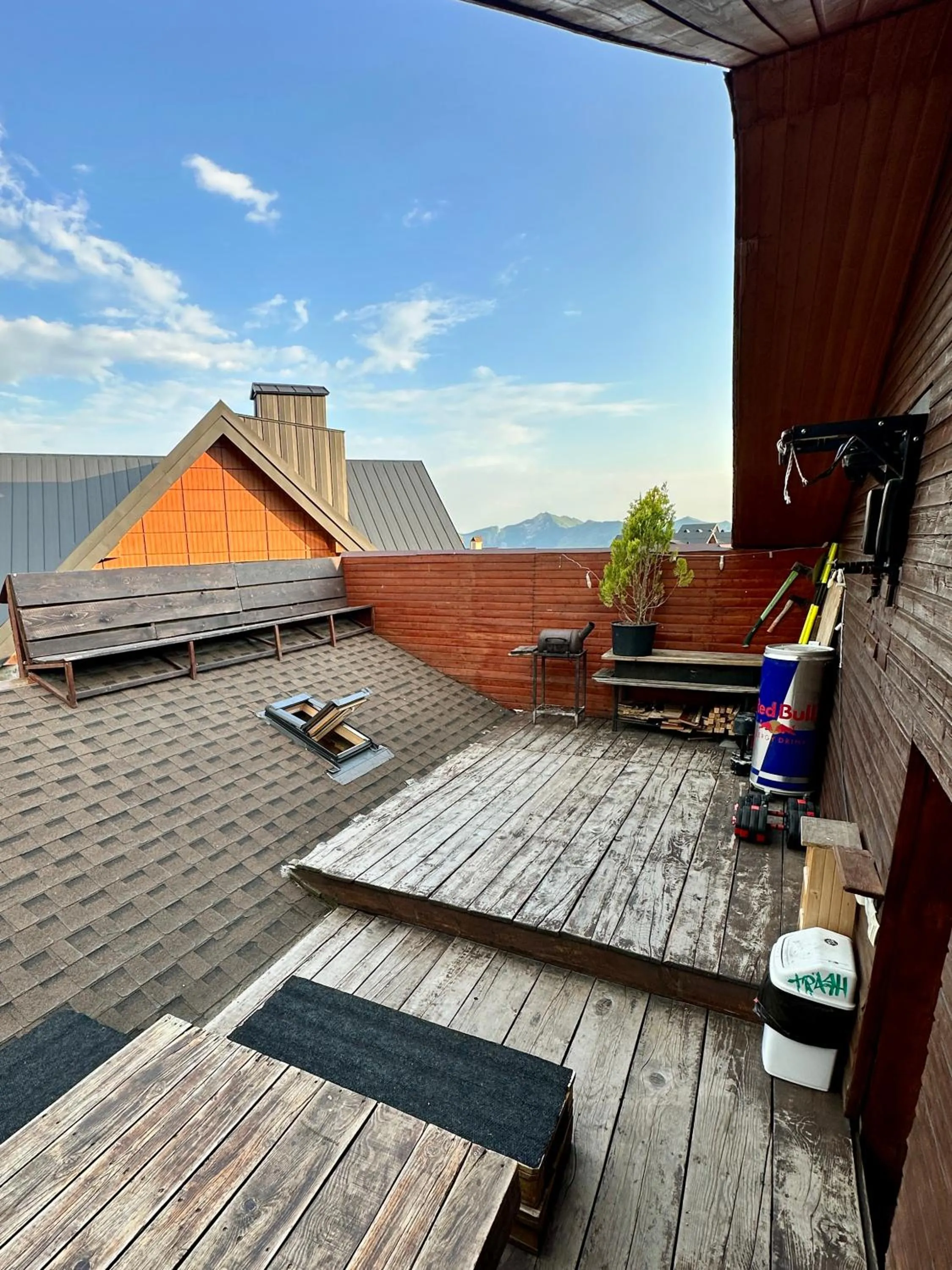 Patio in Riders House New Gudauri