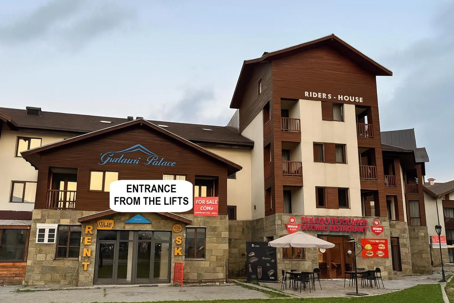 Property building in Riders House New Gudauri