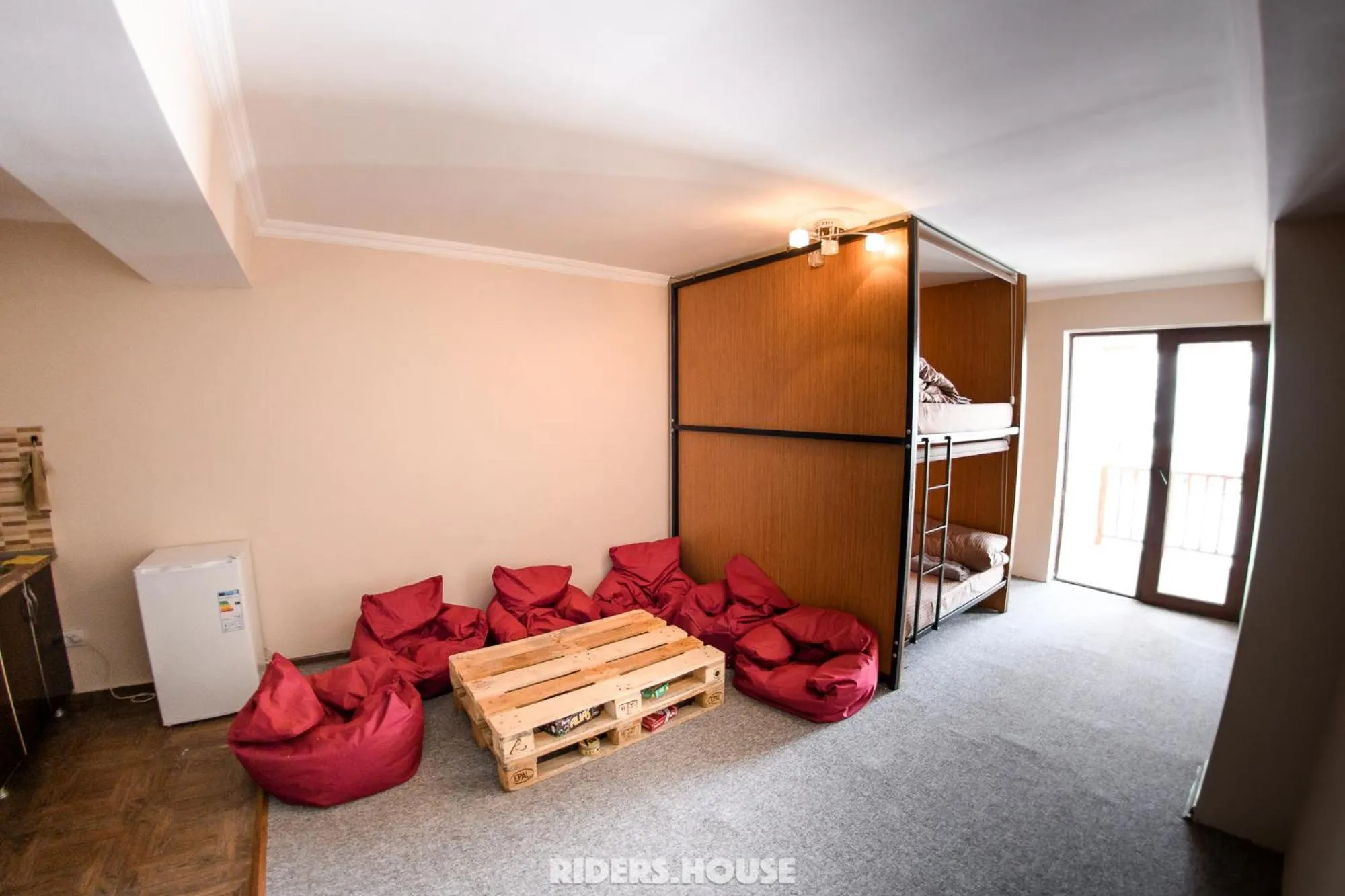 Photo of the whole room, Bed in Riders House New Gudauri