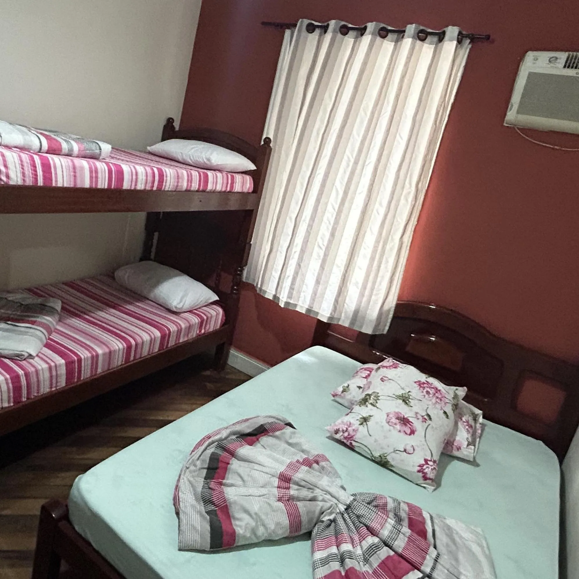 Bed in Pousada Orquidário