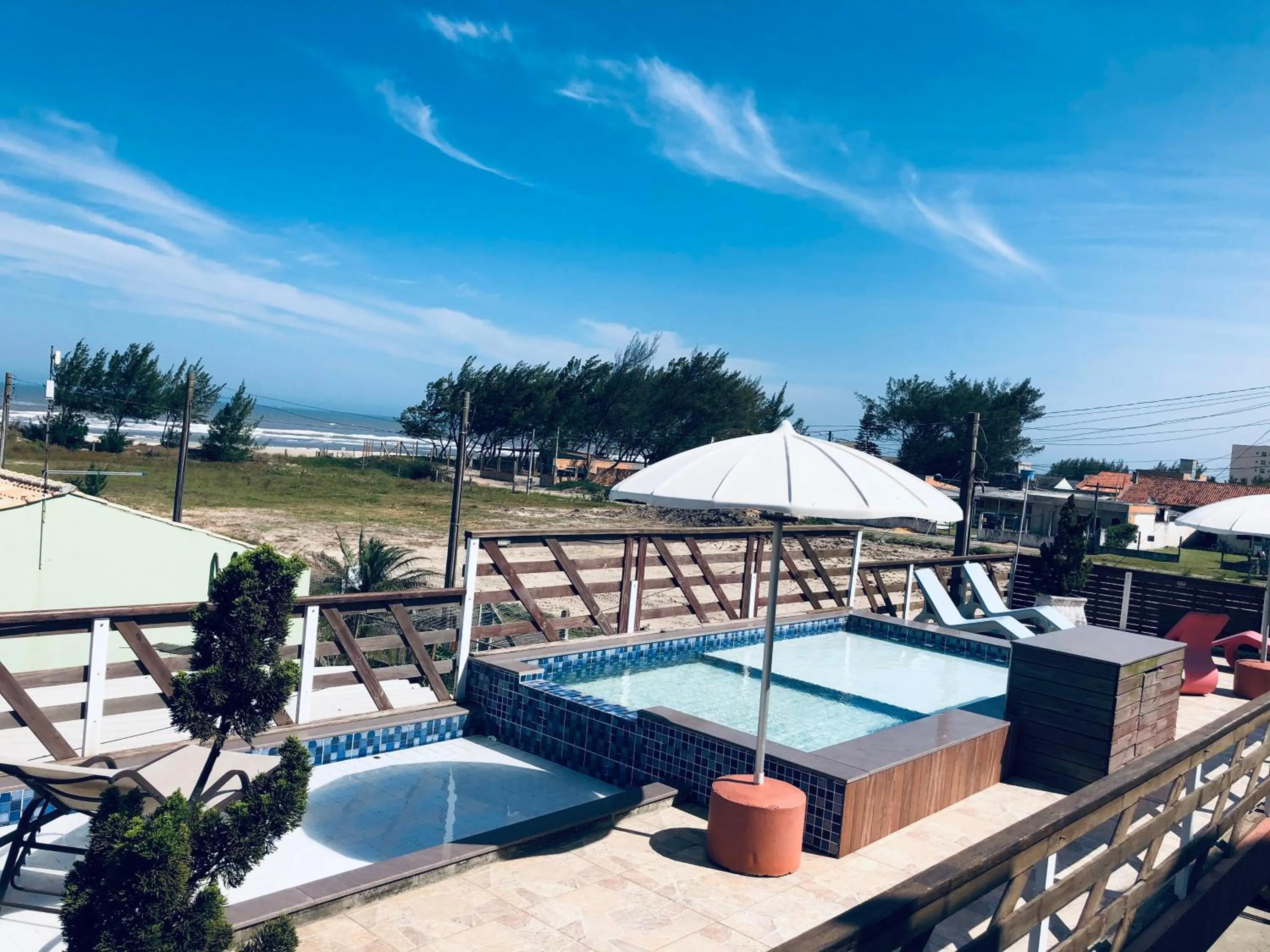 Swimming pool in Pousada Mirante Dos Barcos