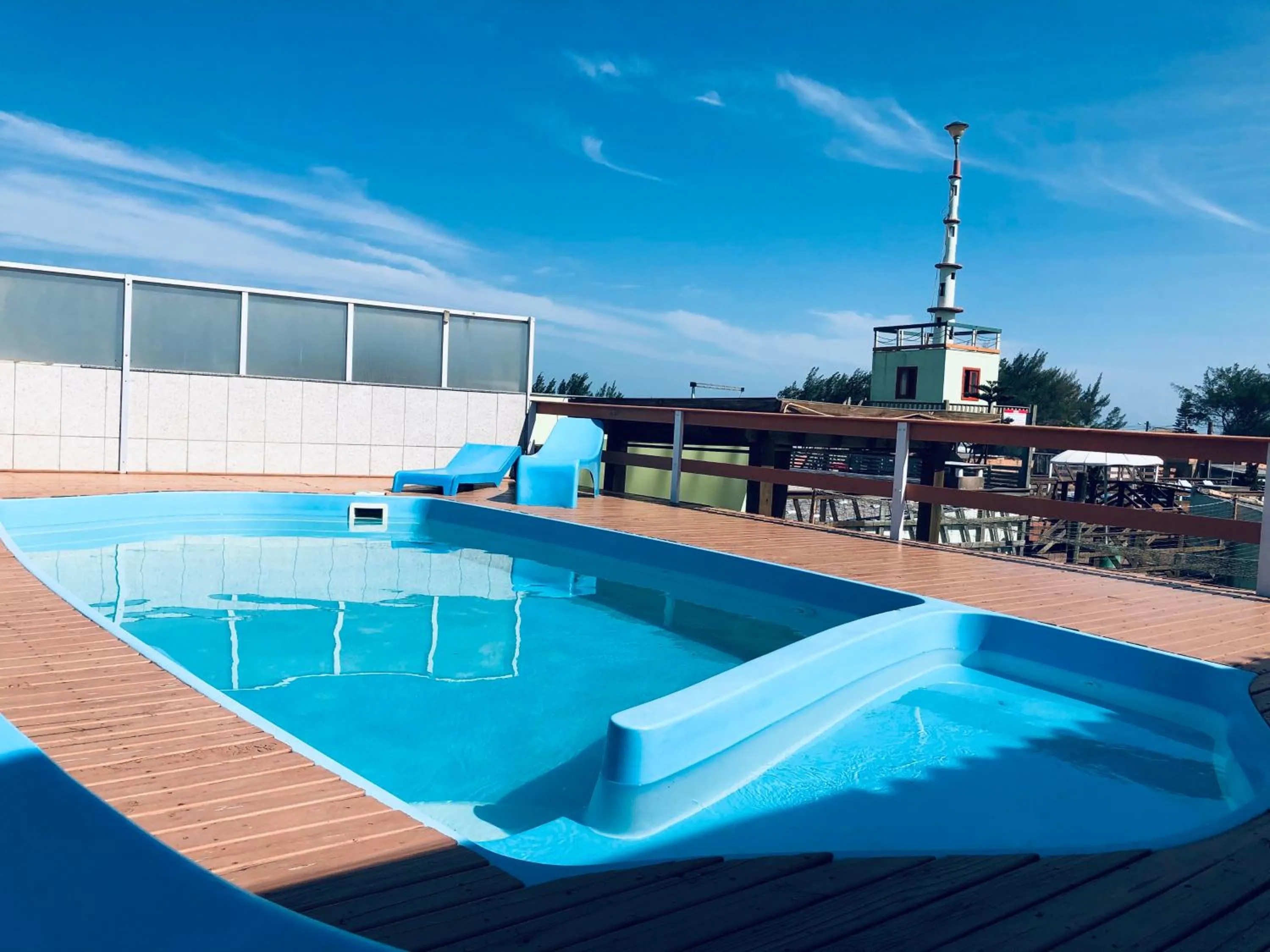 Swimming pool in Pousada Mirante Dos Barcos